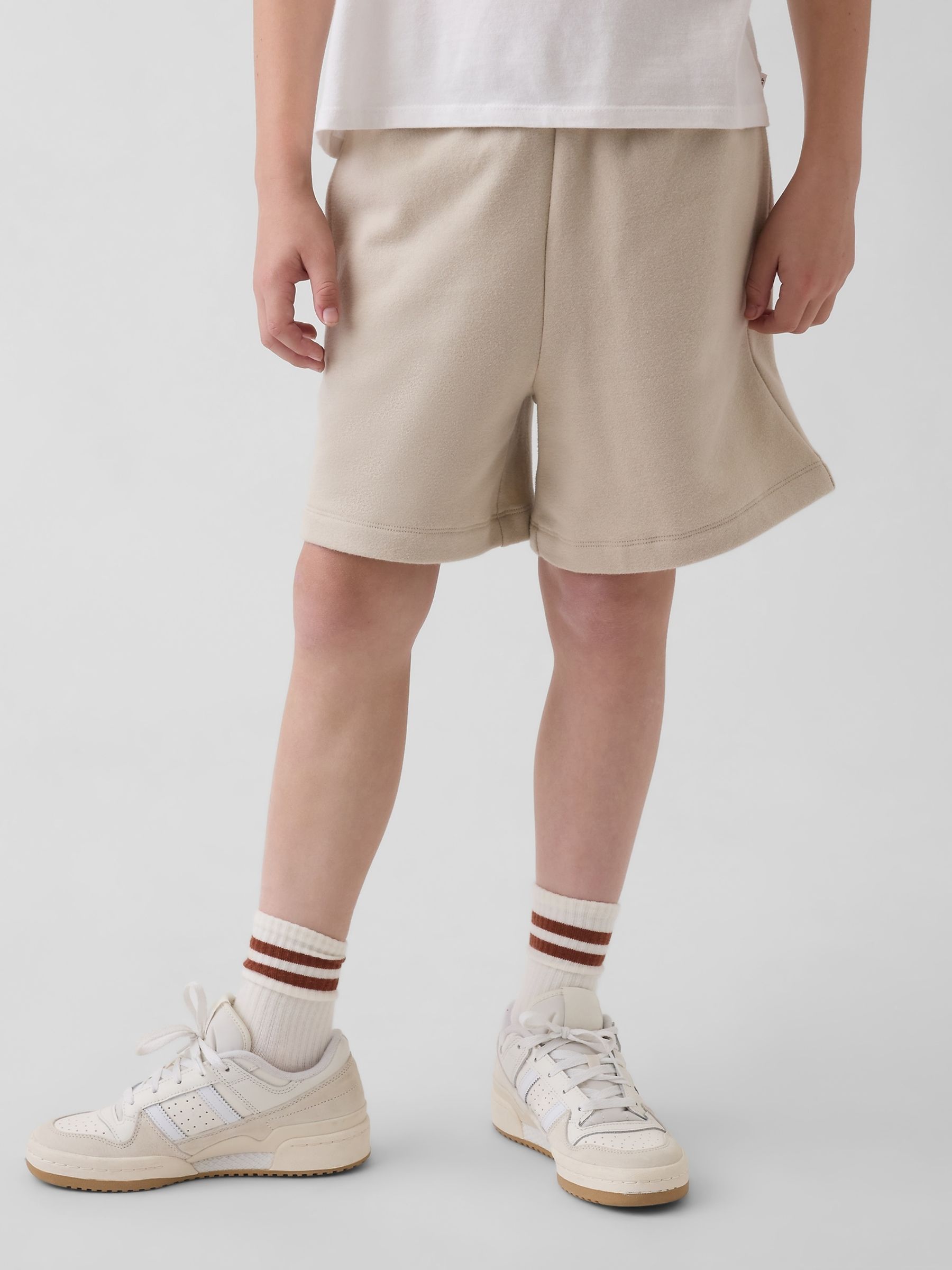 Cream 5inch VintageSoft Jogger Shorts - Image 1 of 5