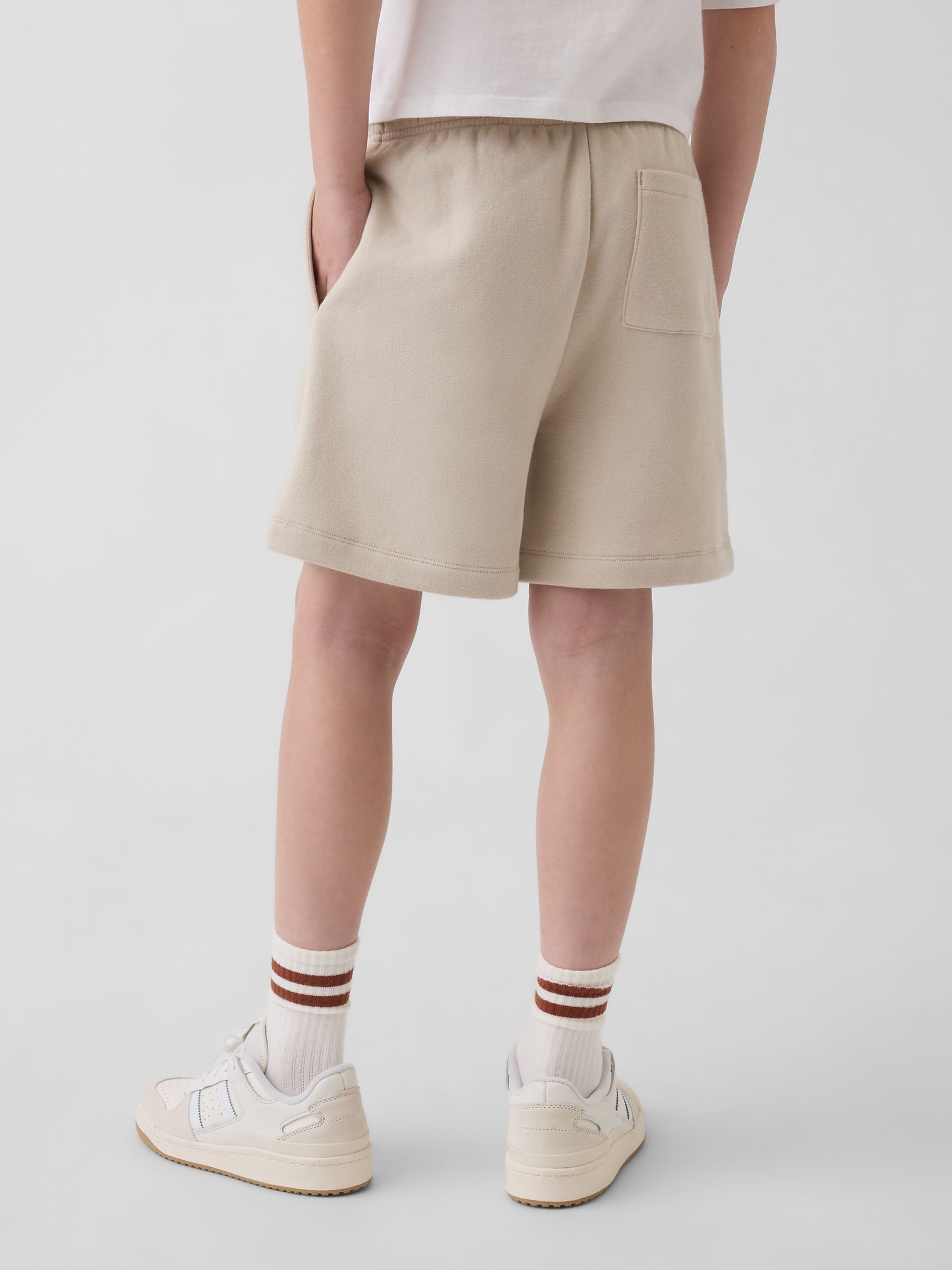 Cream 5inch VintageSoft Jogger Shorts - Image 2 of 5
