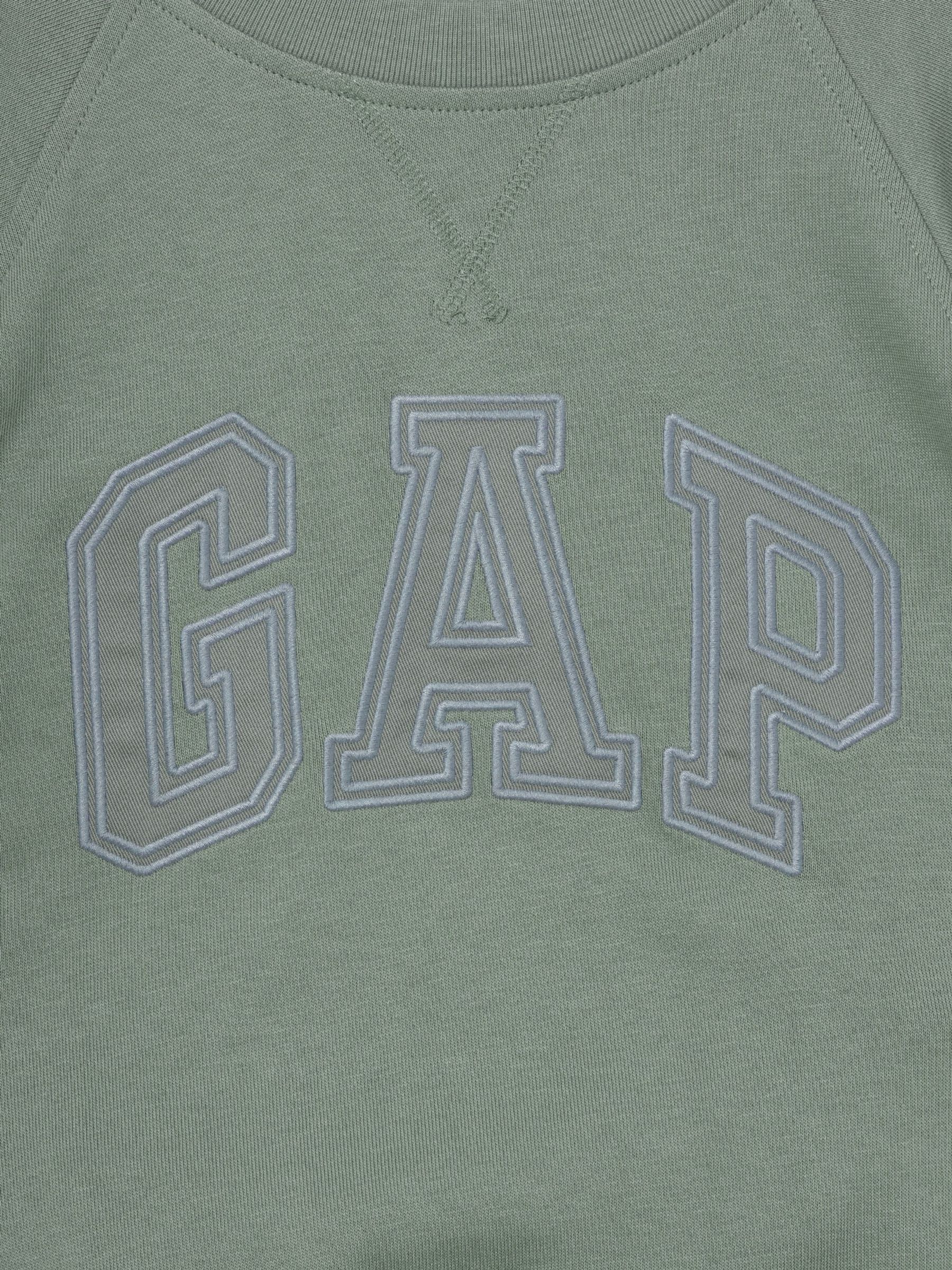 Green French Terry Raglan Logo Sweatshirt - Image 5 of 5