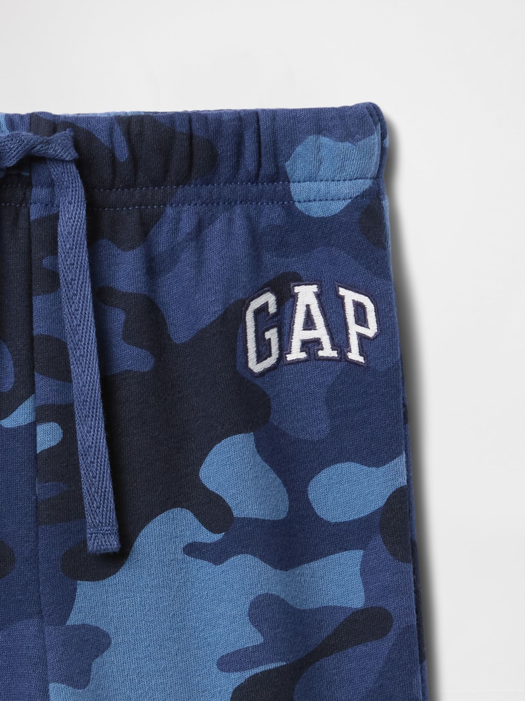 Blue Camo Relaxed Logo Pull On Joggers - Image 3 of 3