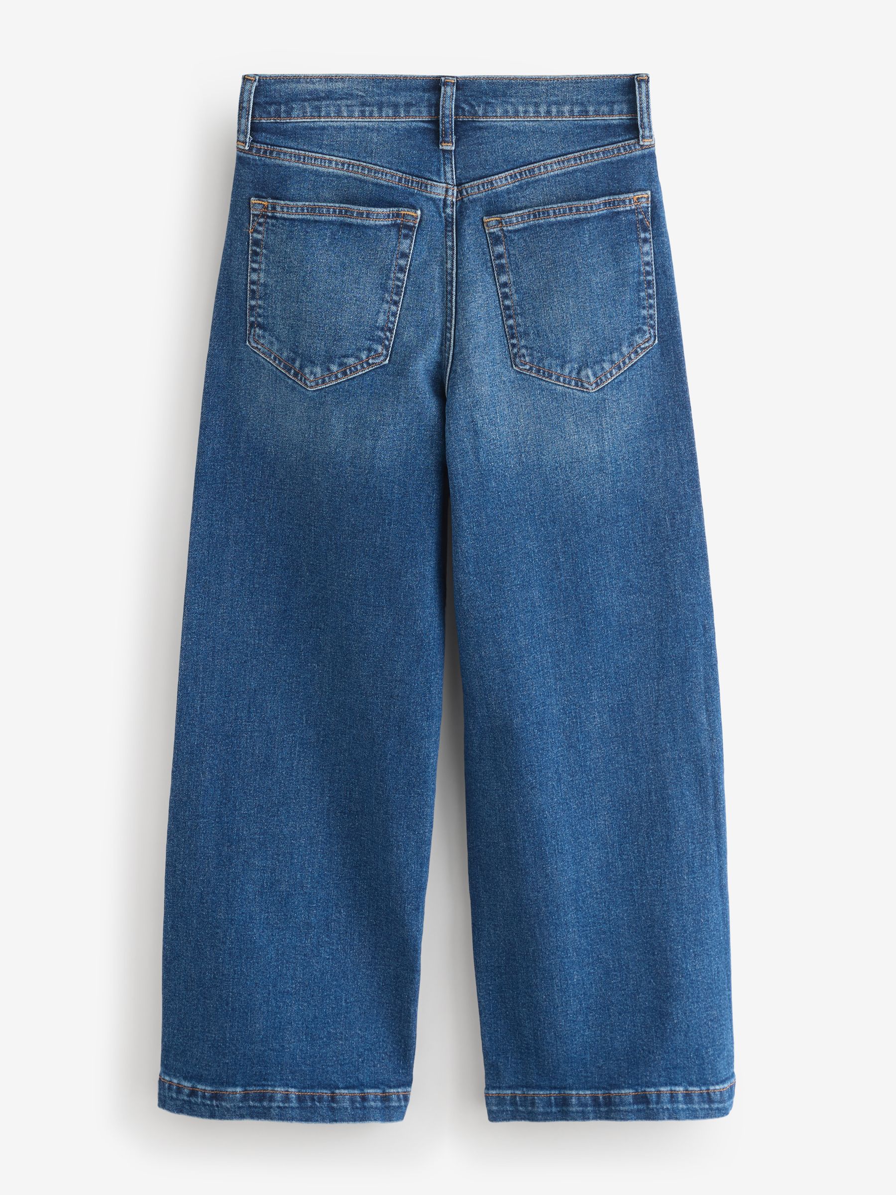 Blue High Waisted Stride Wide-Leg Ankle Jeans - Image 2 of 5