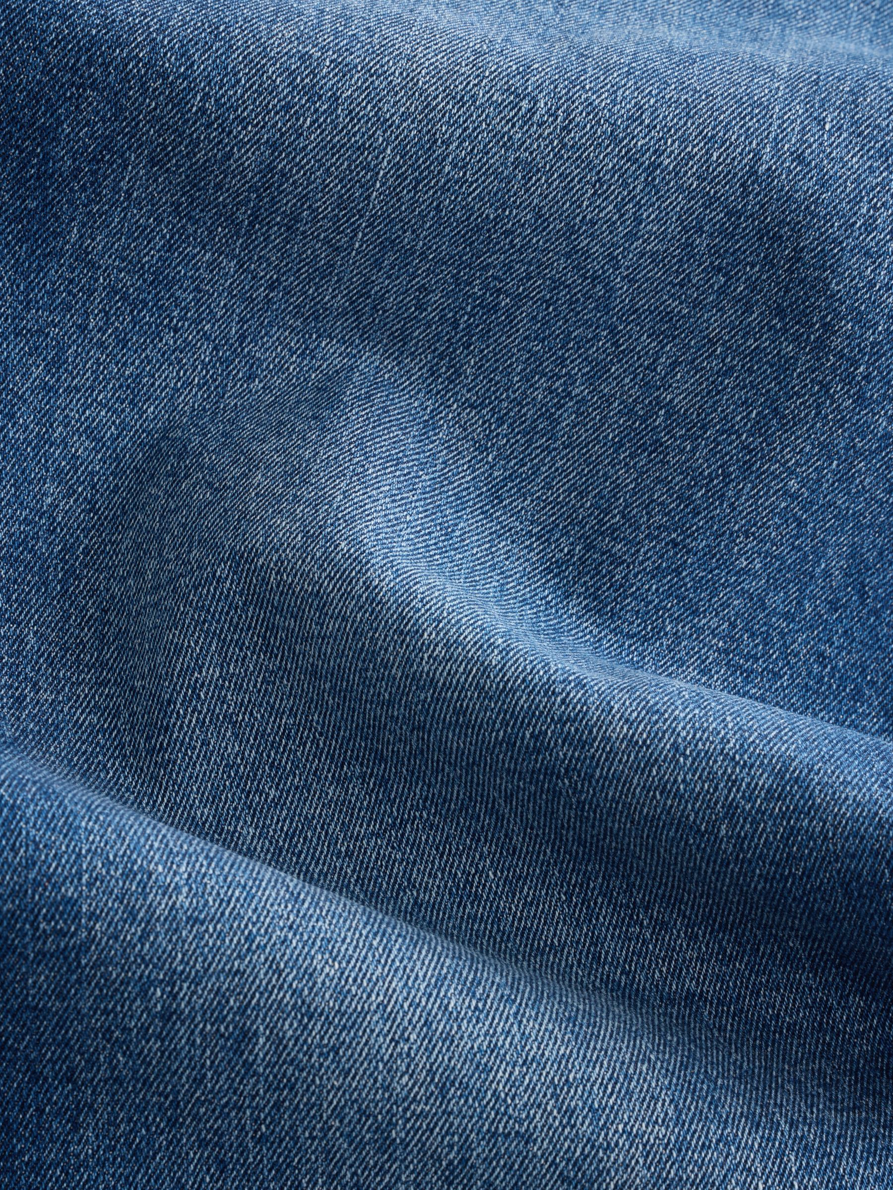 Blue High Waisted Stride Wide-Leg Ankle Jeans - Image 5 of 5