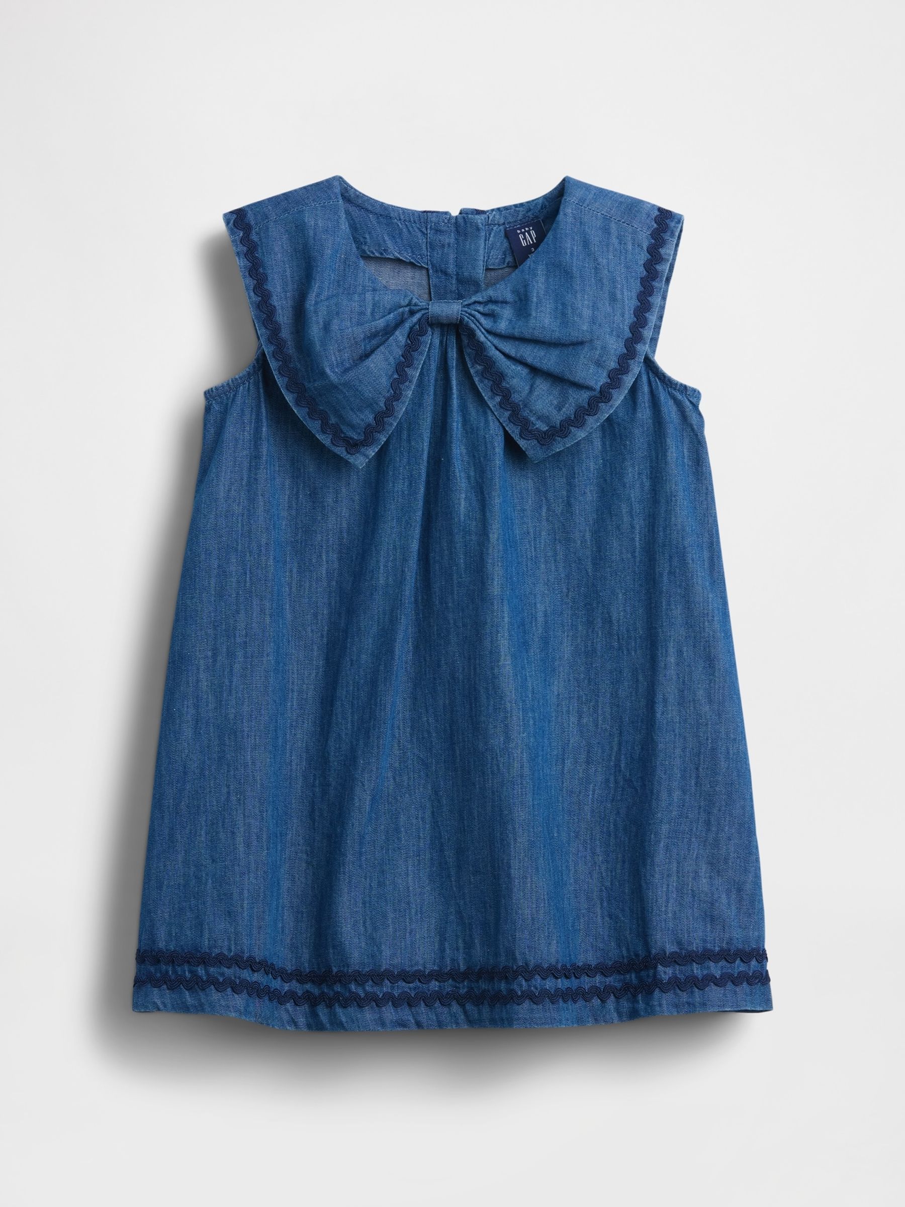 Blue Denim Sailor Dress - Image 2 of 3