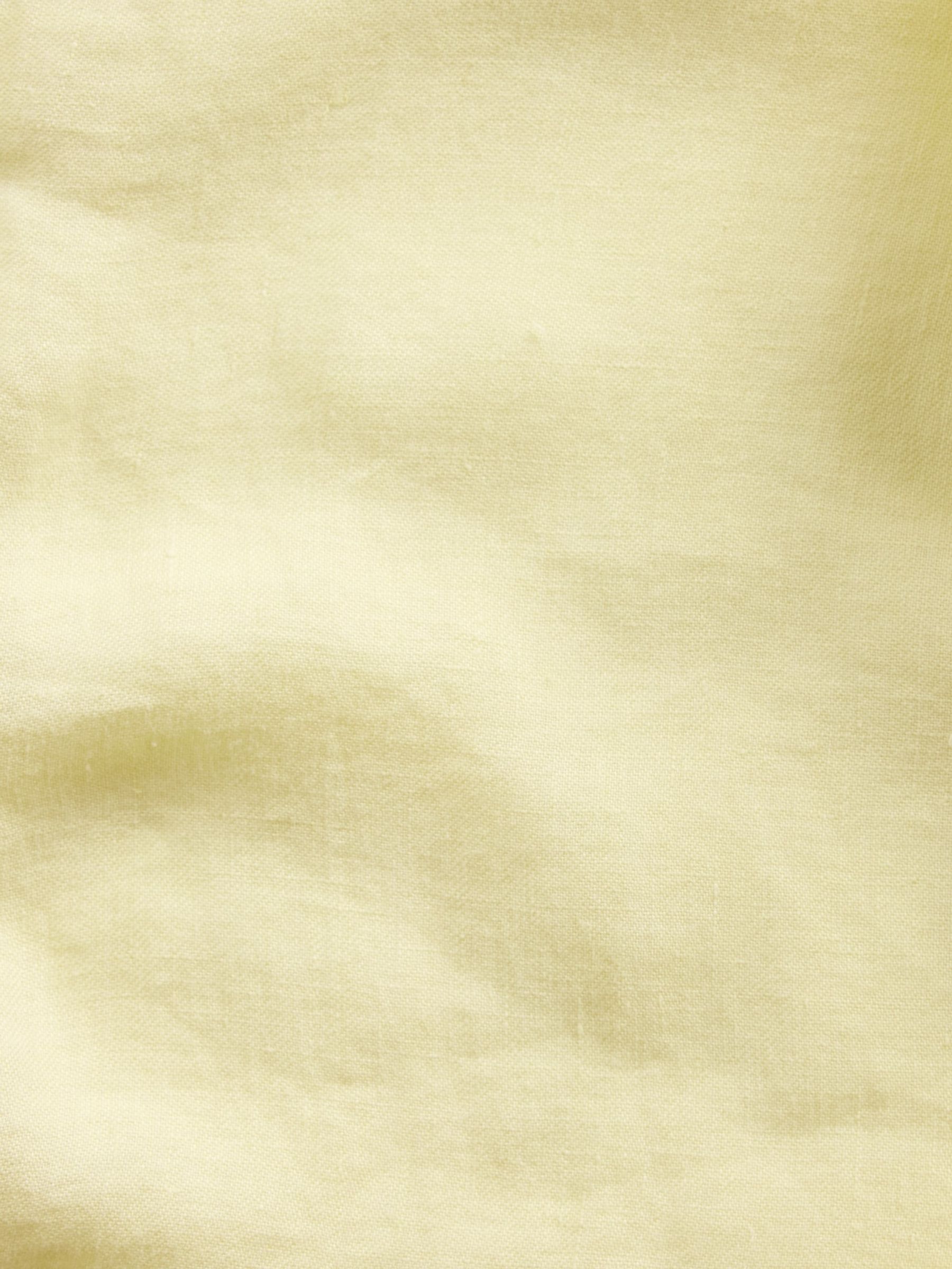 Yellow Linen Relaxed Shirt - Image 4 of 4