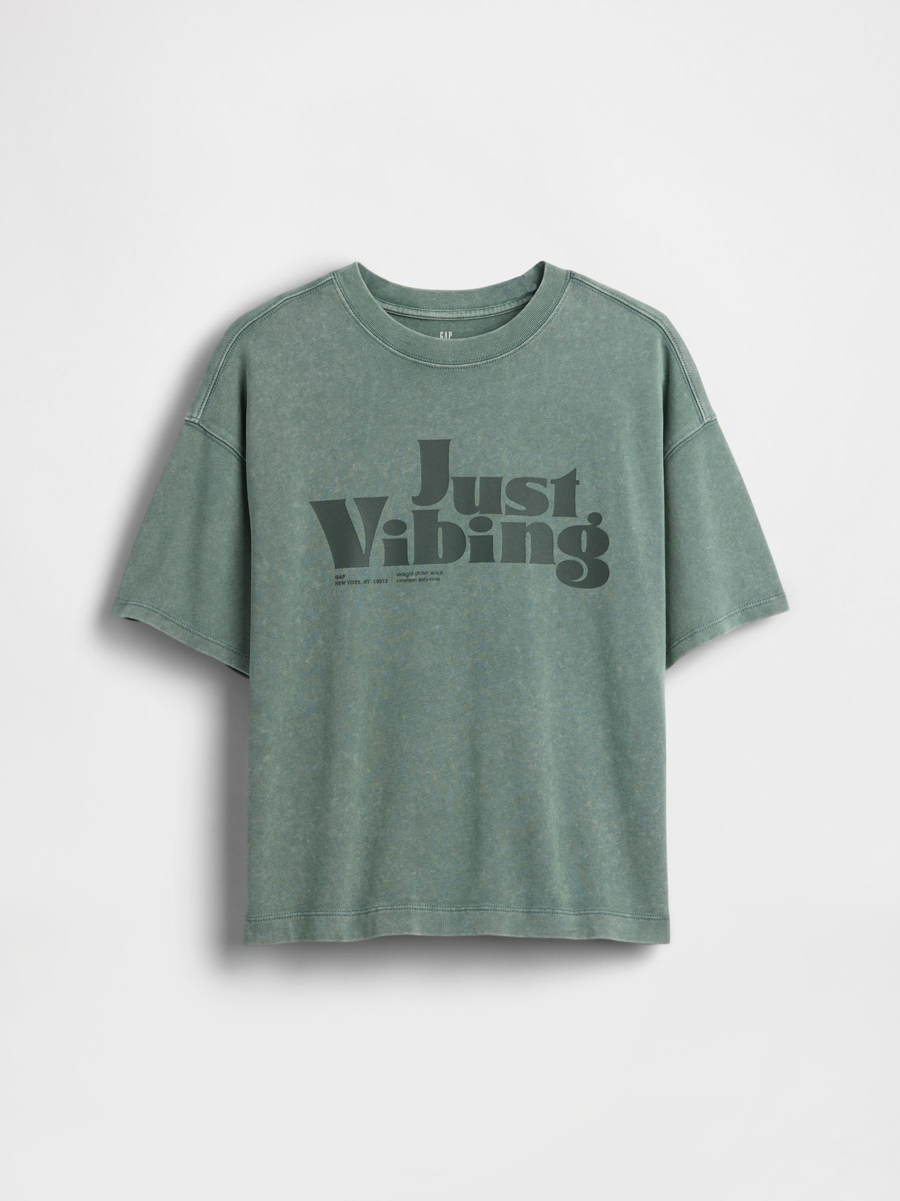 Green Heavyweight T-Shirt - Image 1 of 3