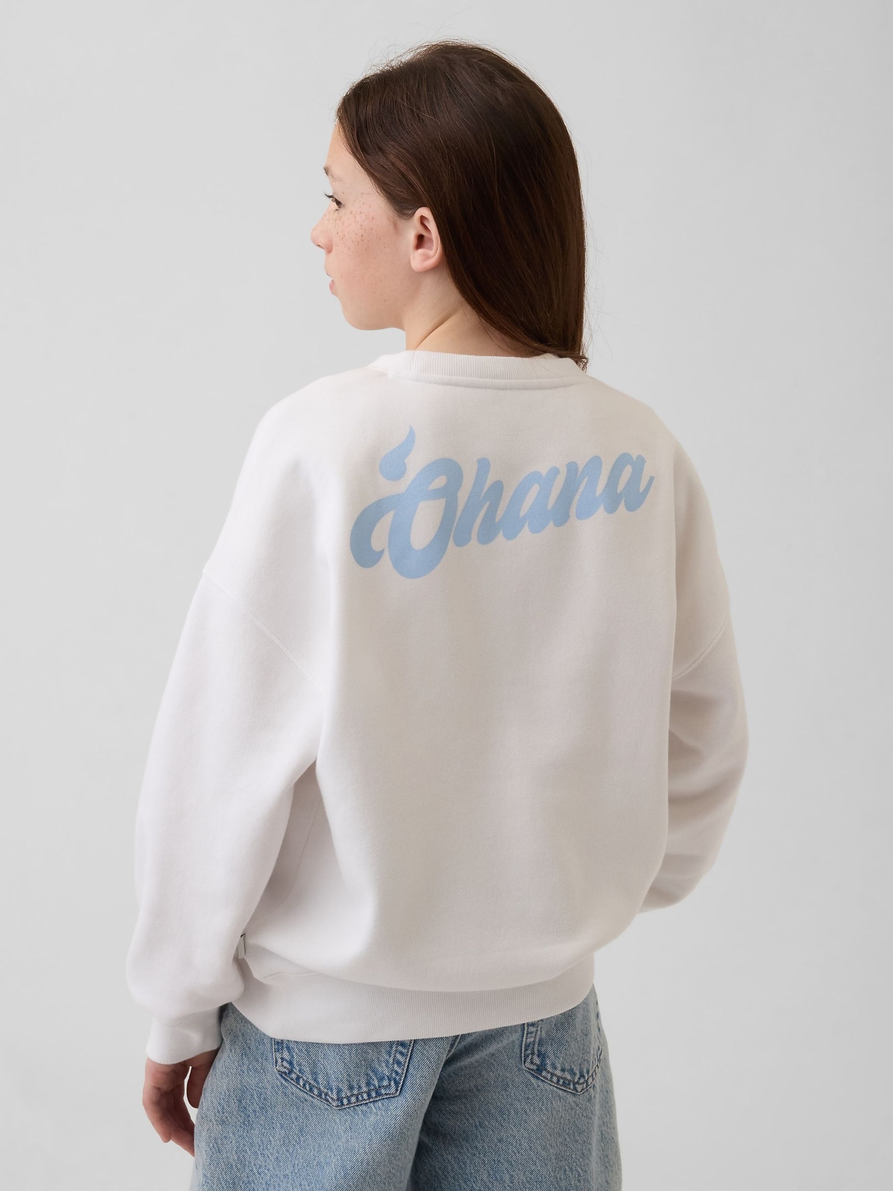 White Disney VintageSoft Oversized Sweatshirt - Image 2 of 5