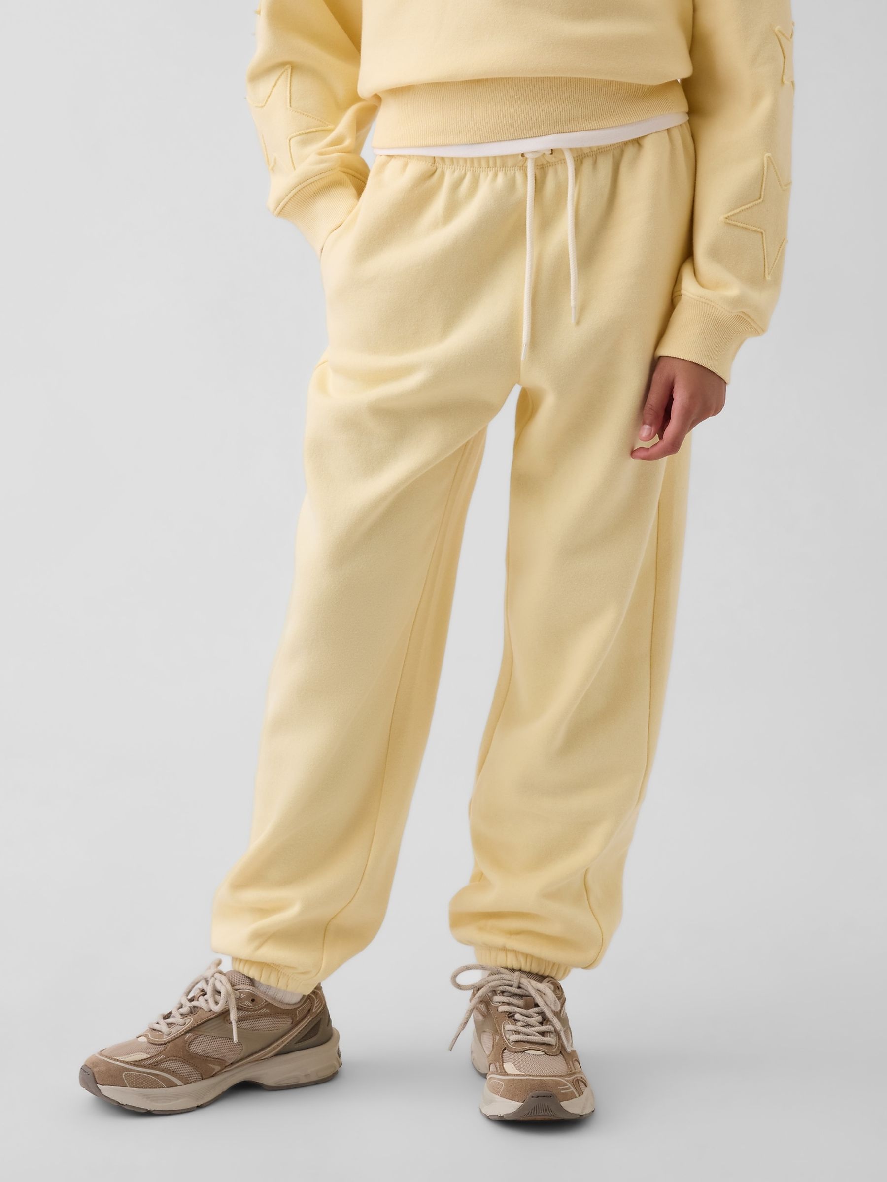 Yellow Vintage Soft Relaxed Joggers (4-13yrs) - Image 1 of 6