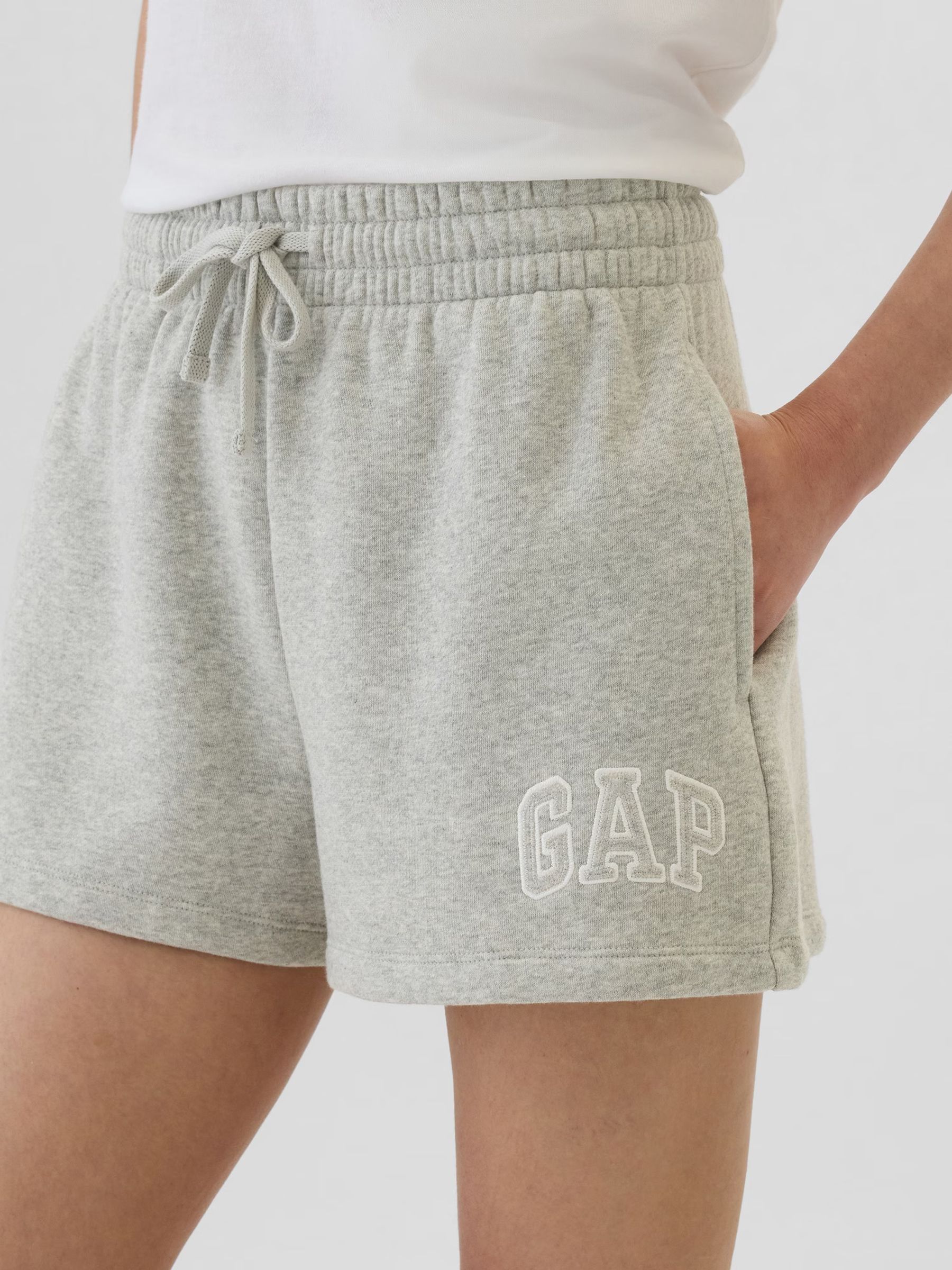 Grey Logo Shorts - Image 4 of 6
