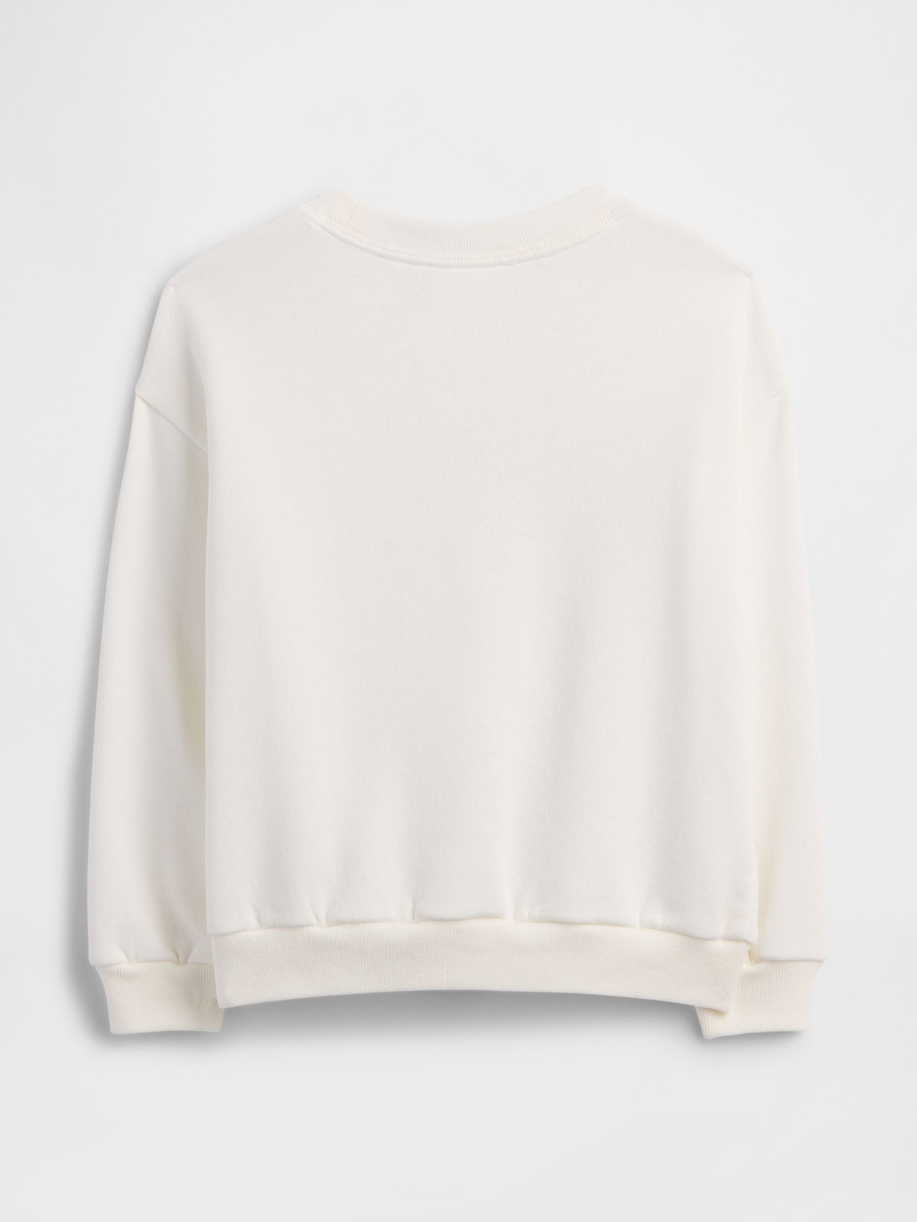 White Logo Relaxed Crew Neck Sweatshirt - Image 2 of 3