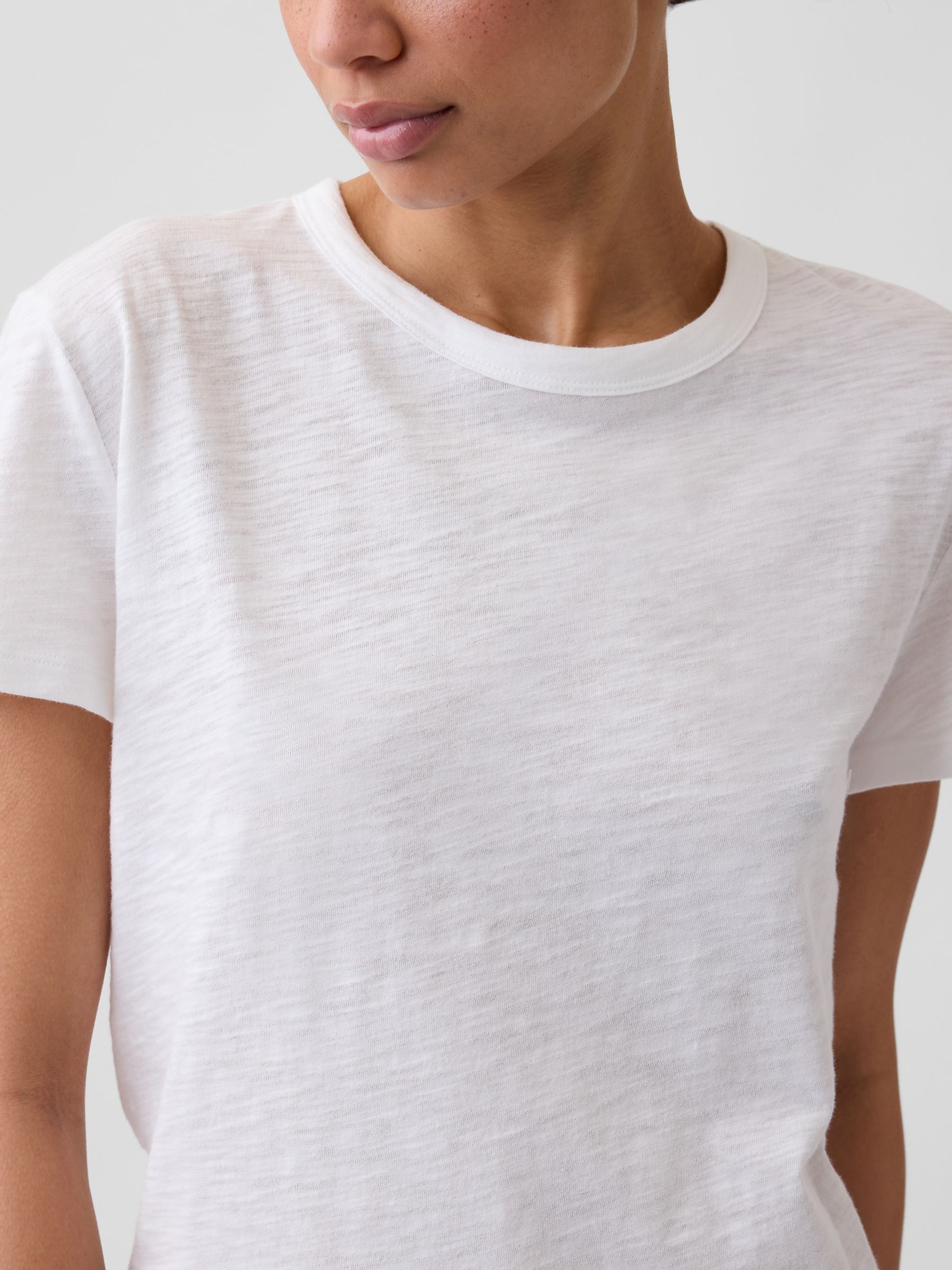 White ForeverSoft Relaxed Short Sleeve T-Shirt - Image 4 of 5