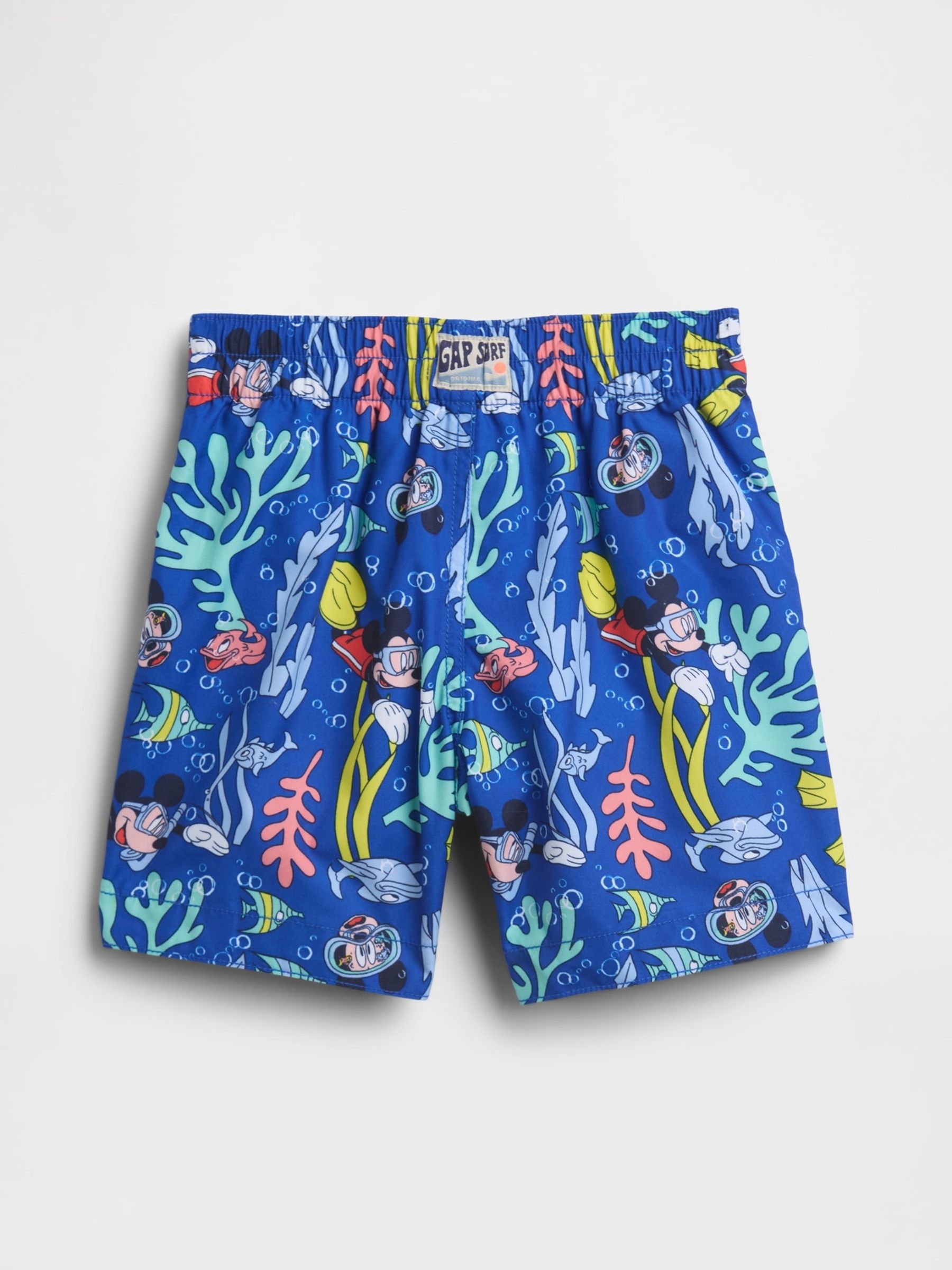 Blue Mickey Mouse Disney Swim Trunks - Image 2 of 3