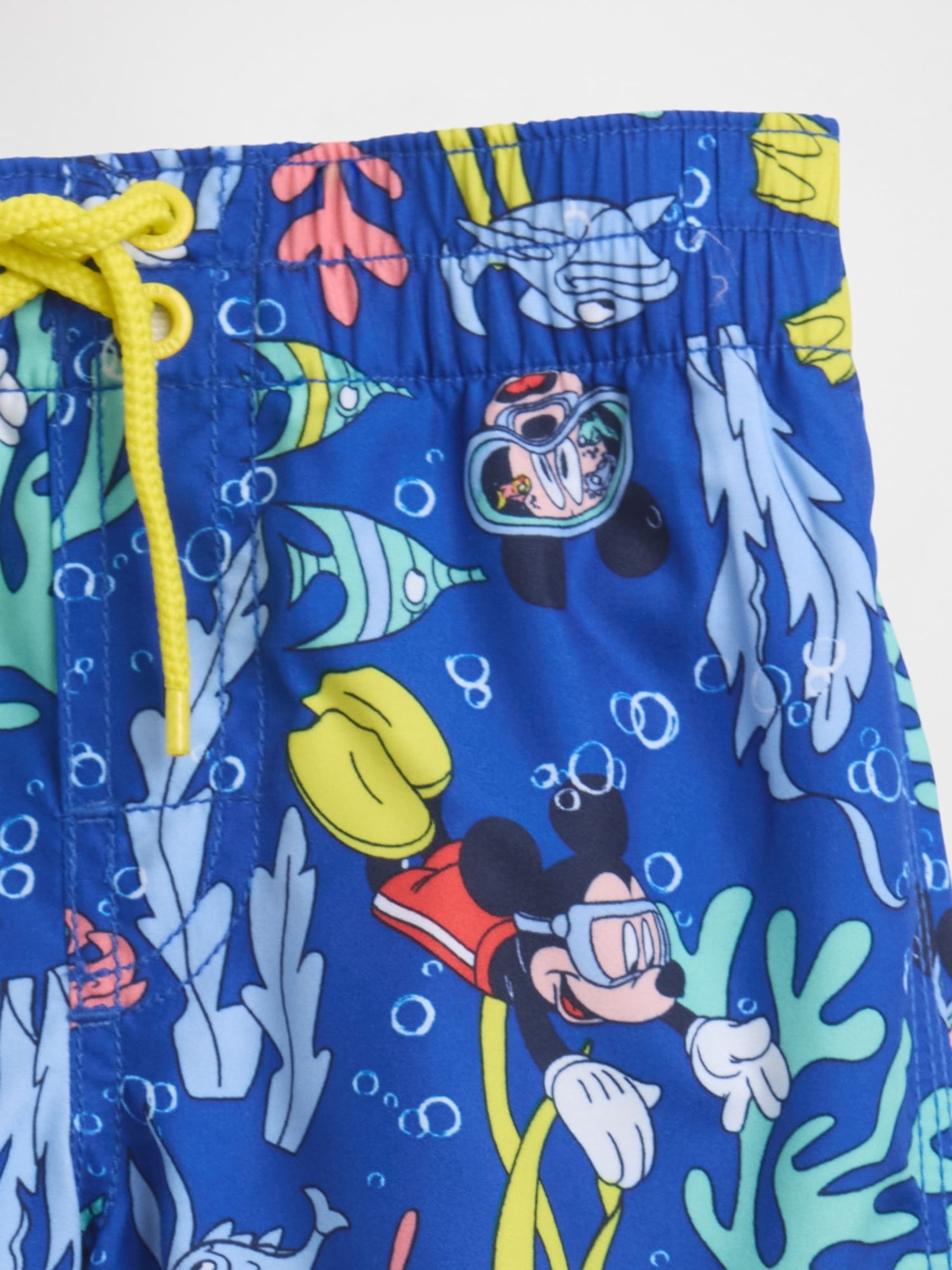 Blue Mickey Mouse Disney Swim Trunks - Image 3 of 3