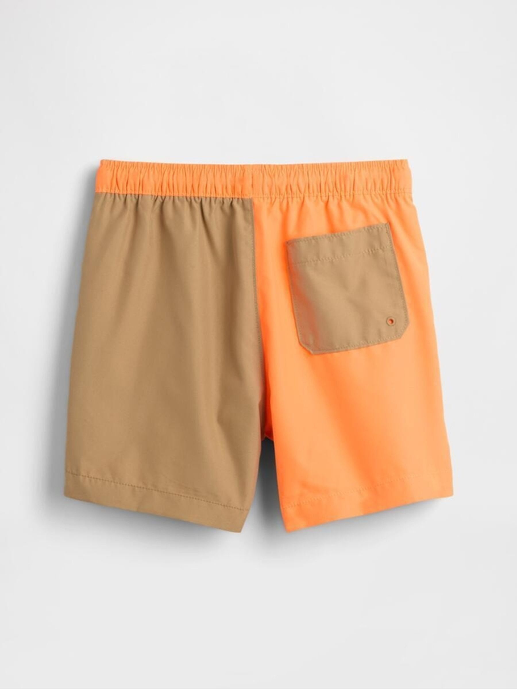 Orange 3.5 Inch Swim Trunks (4-13yrs) - Image 2 of 3