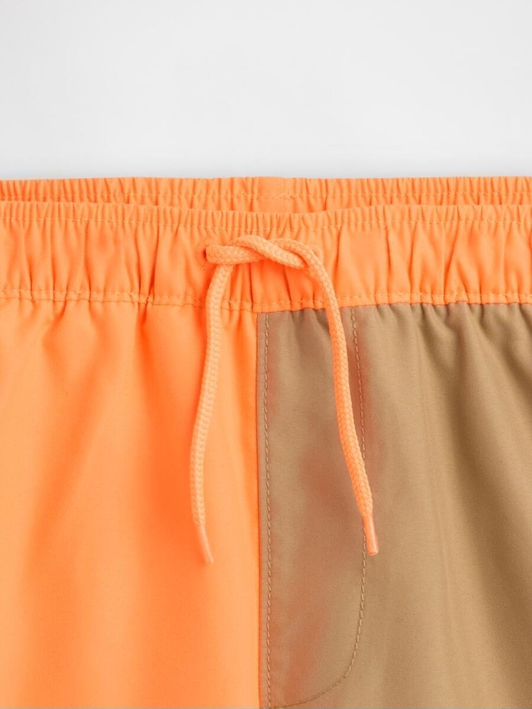 Orange 3.5 Inch Swim Trunks (4-13yrs) - Image 3 of 3