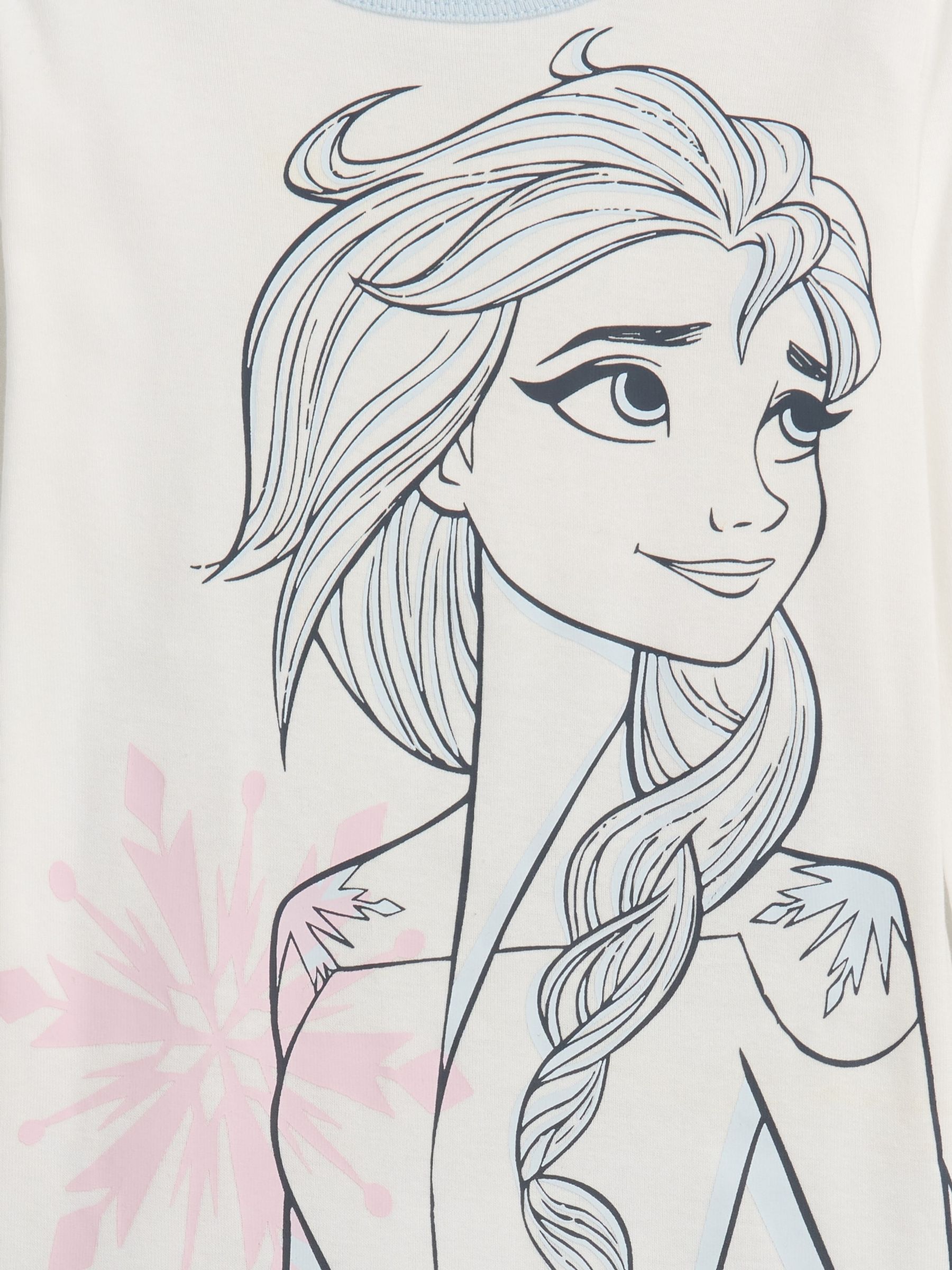 Blue Elsa Disney Frozen Cotton pyjamas Set - Image 3 of 3