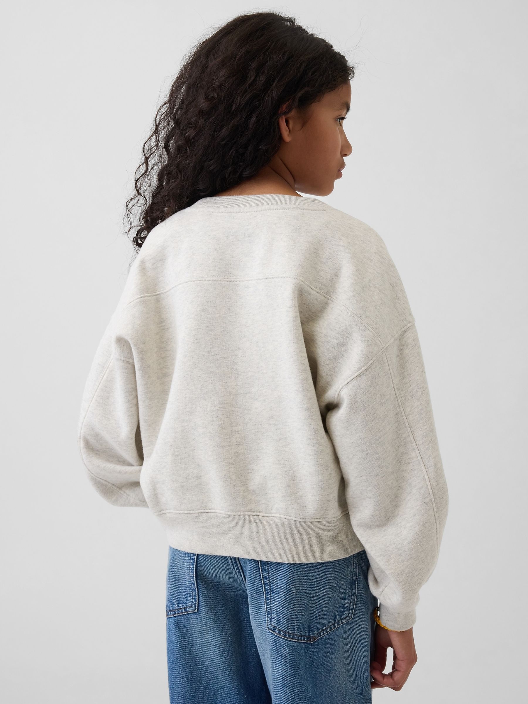 Grey Floral VintageSoft Arch Logo Sweatshirt - Image 2 of 5