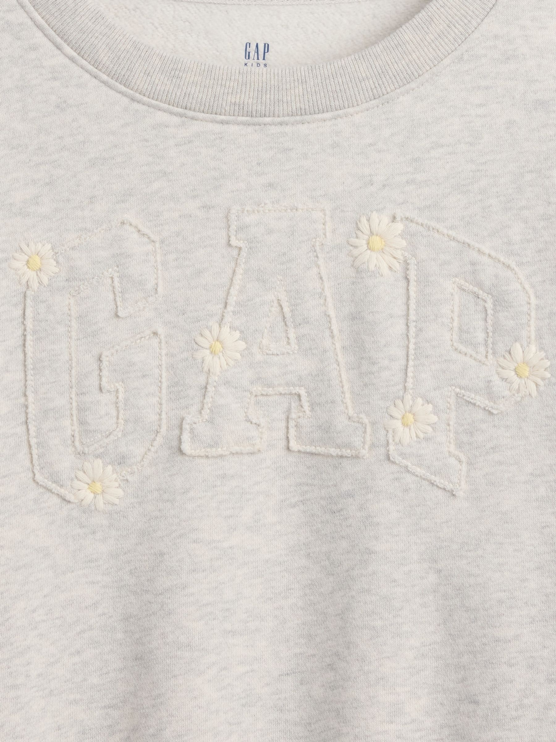 Grey Floral VintageSoft Arch Logo Sweatshirt - Image 5 of 5