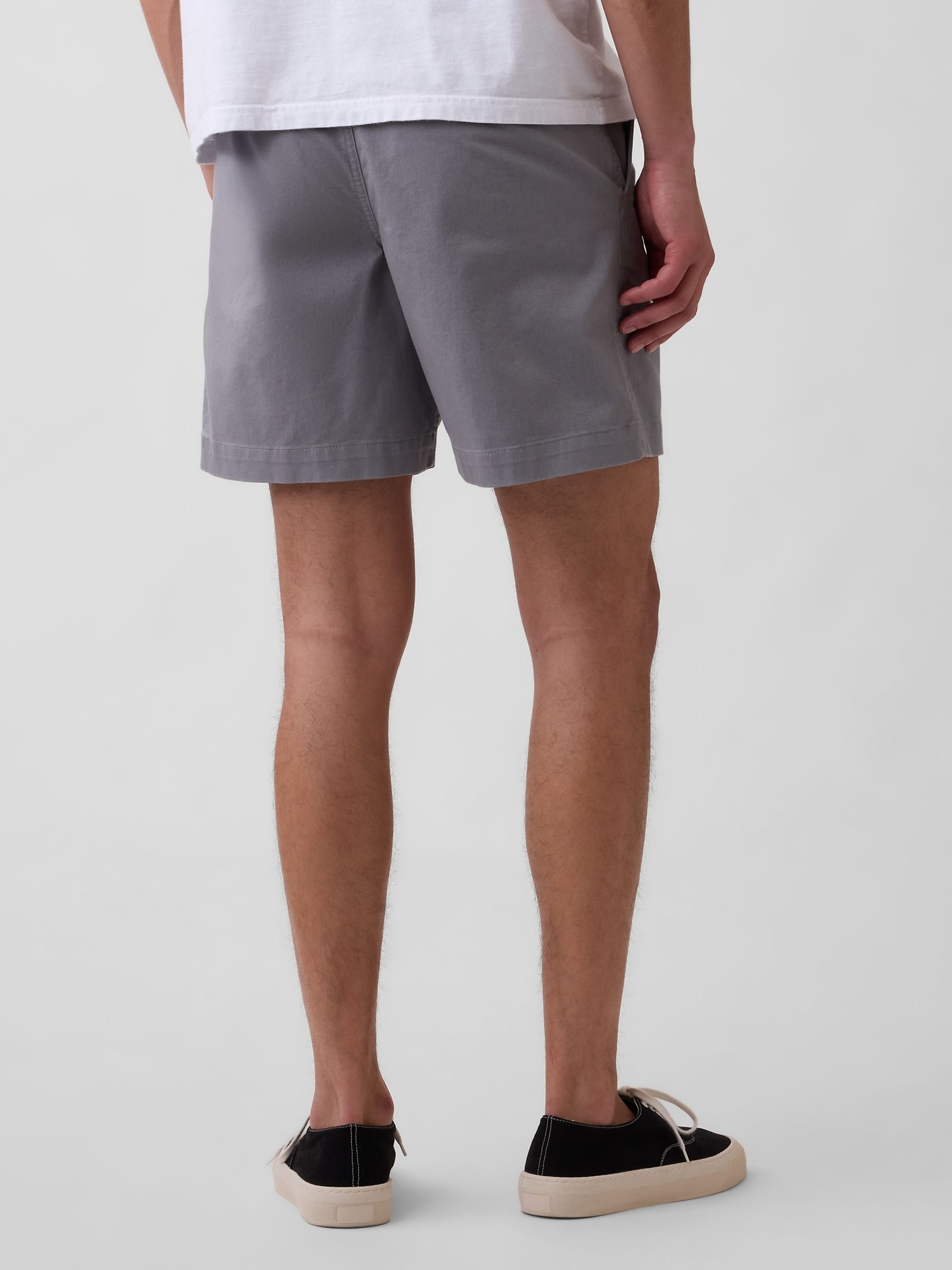 Grey 7 inch Relaxed Shorts - Image 2 of 5