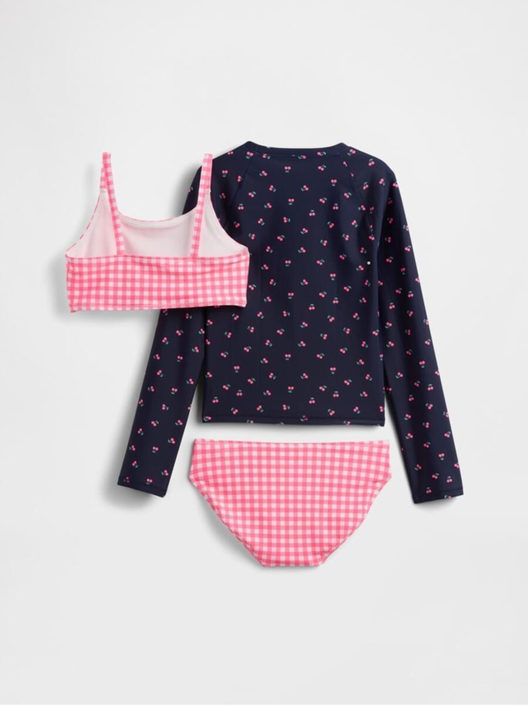 Black Rash Guard Swim Set 3 Piece (4-13yrs) - Image 2 of 3