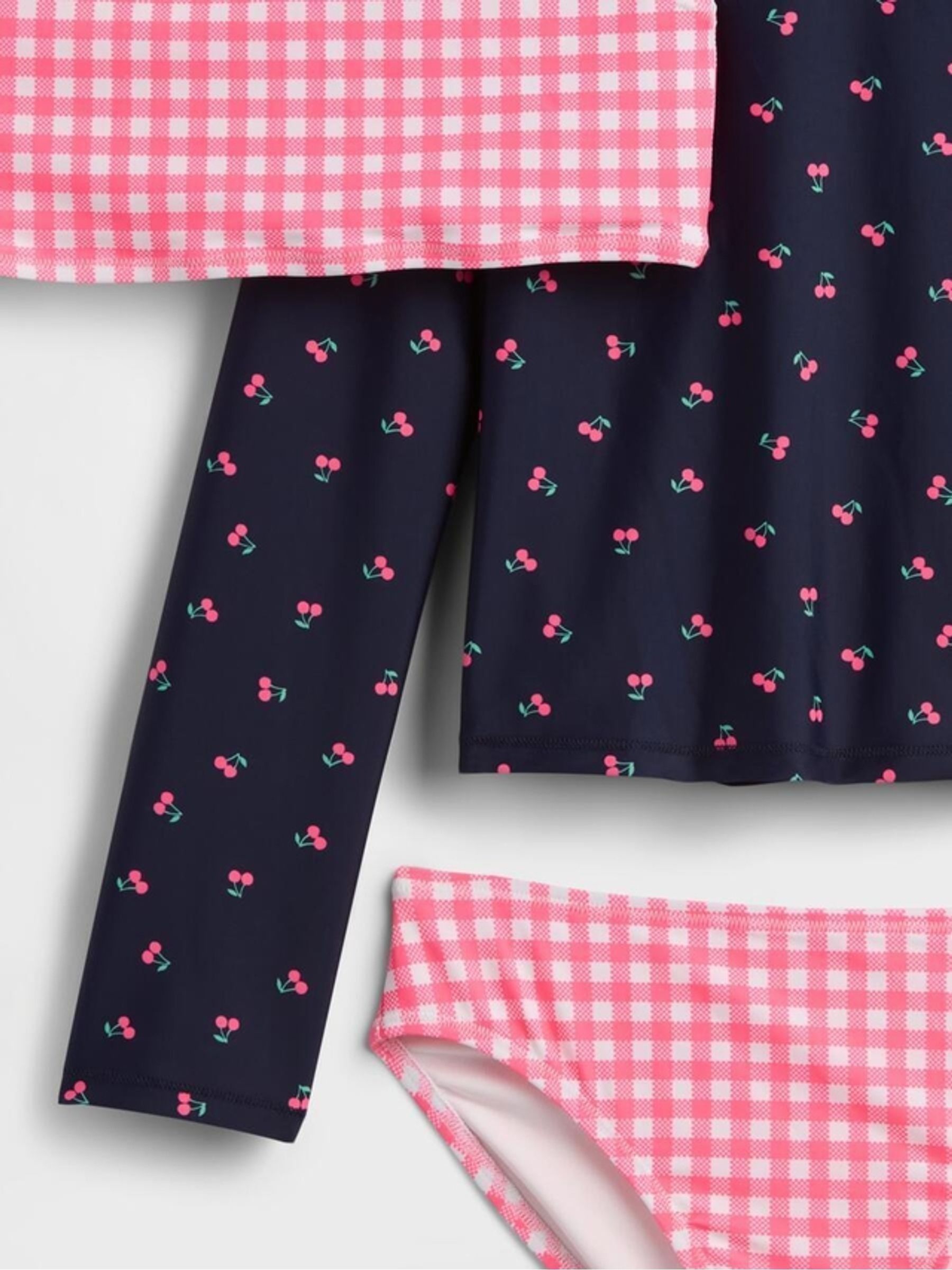 Black Rash Guard Swim Set 3 Piece (4-13yrs) - Image 3 of 3