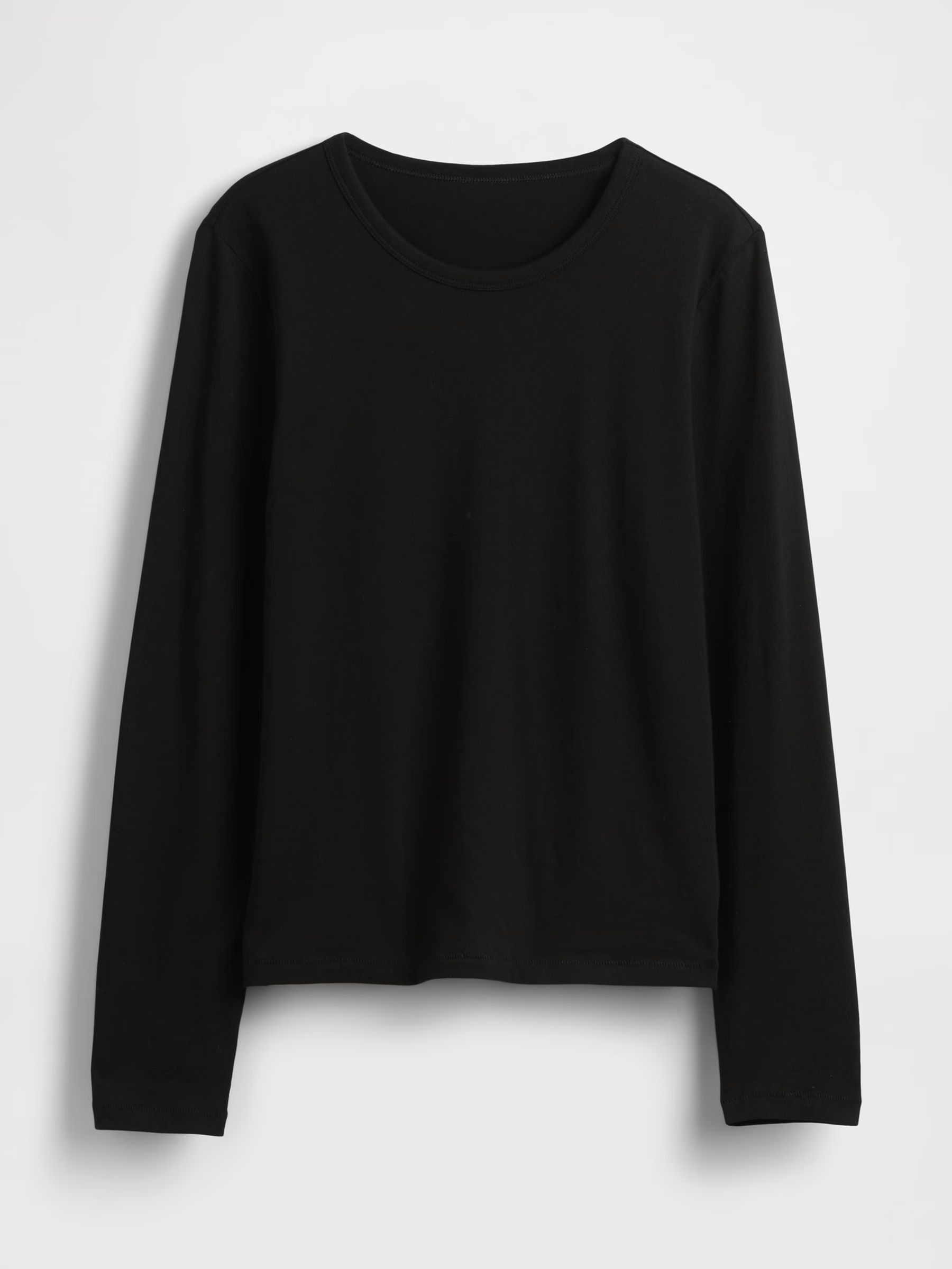 Black Cotton VintageSoft Long Sleeve T-Shirt - Image 4 of 4 Black Cotton VintageSoft Long Sleeve T-Shirt - Image 4 of 4