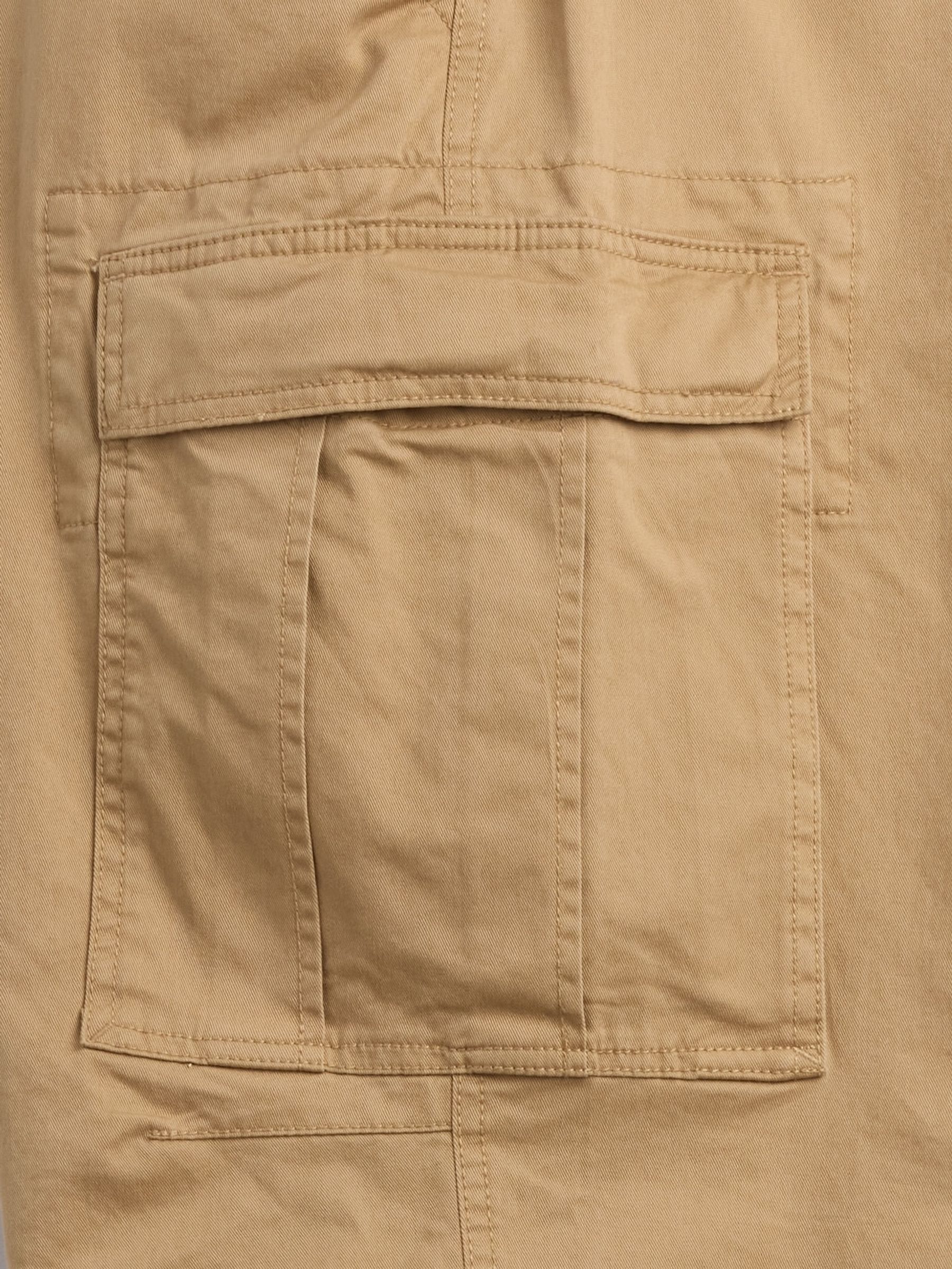 Beige Relaxed Cargo Trousers - Image 5 of 6