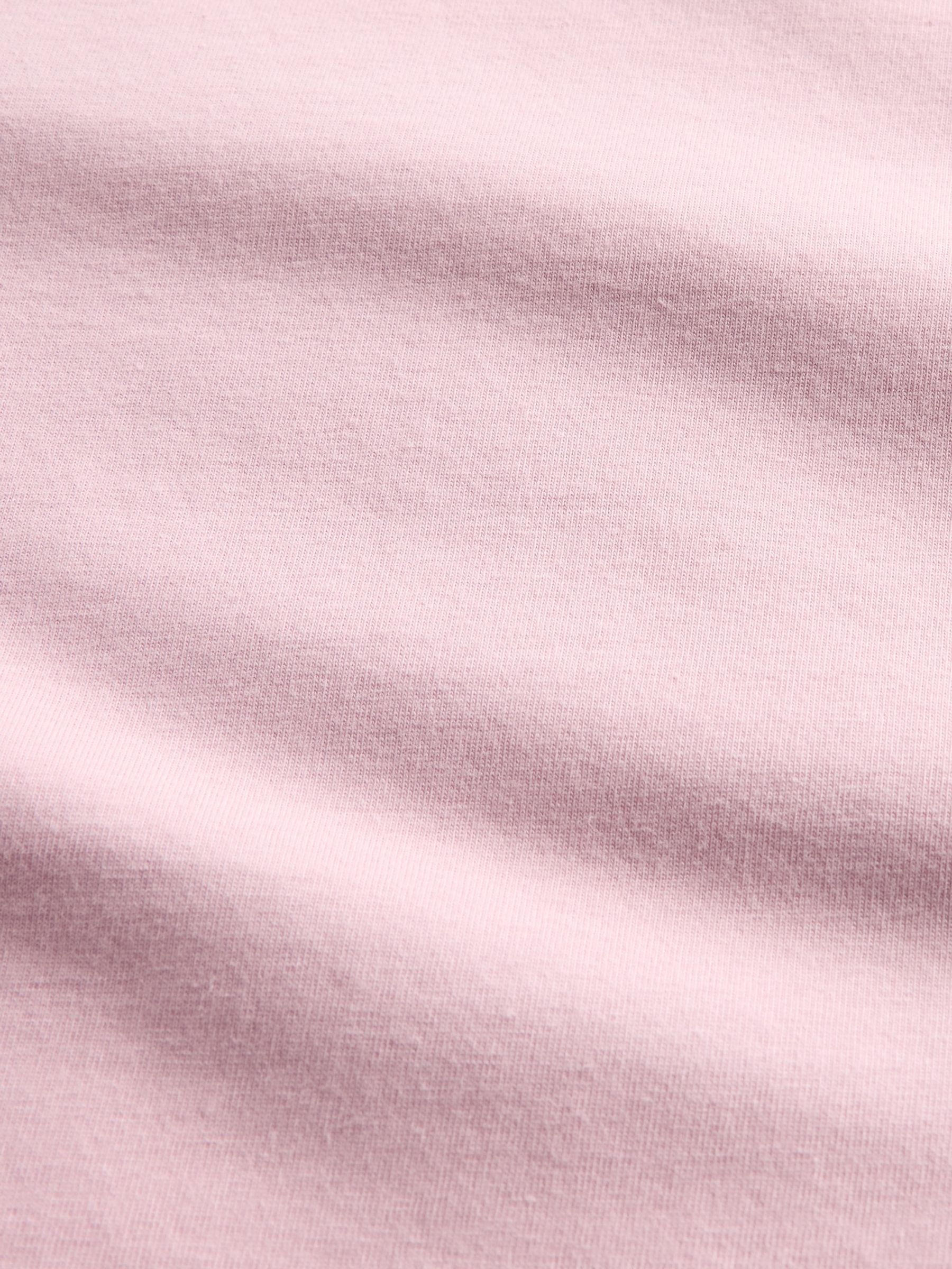 Pink Close Knit Jersey T-Shirt - Image 4 of 4