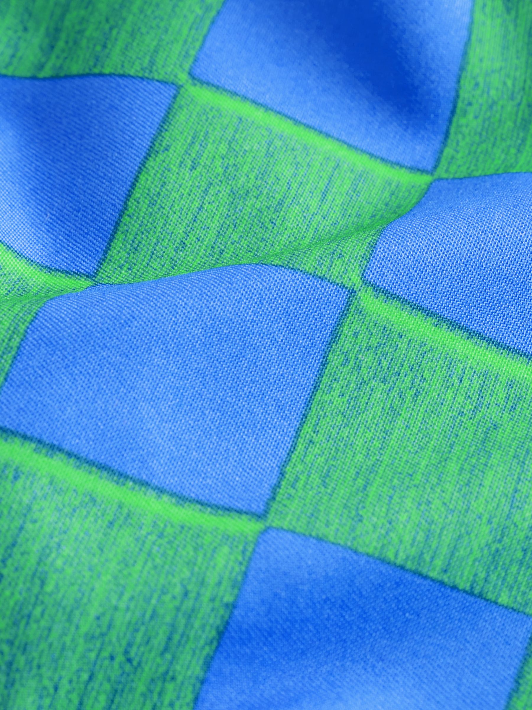 Blue/Green check Swim Trunks - Image 5 of 5