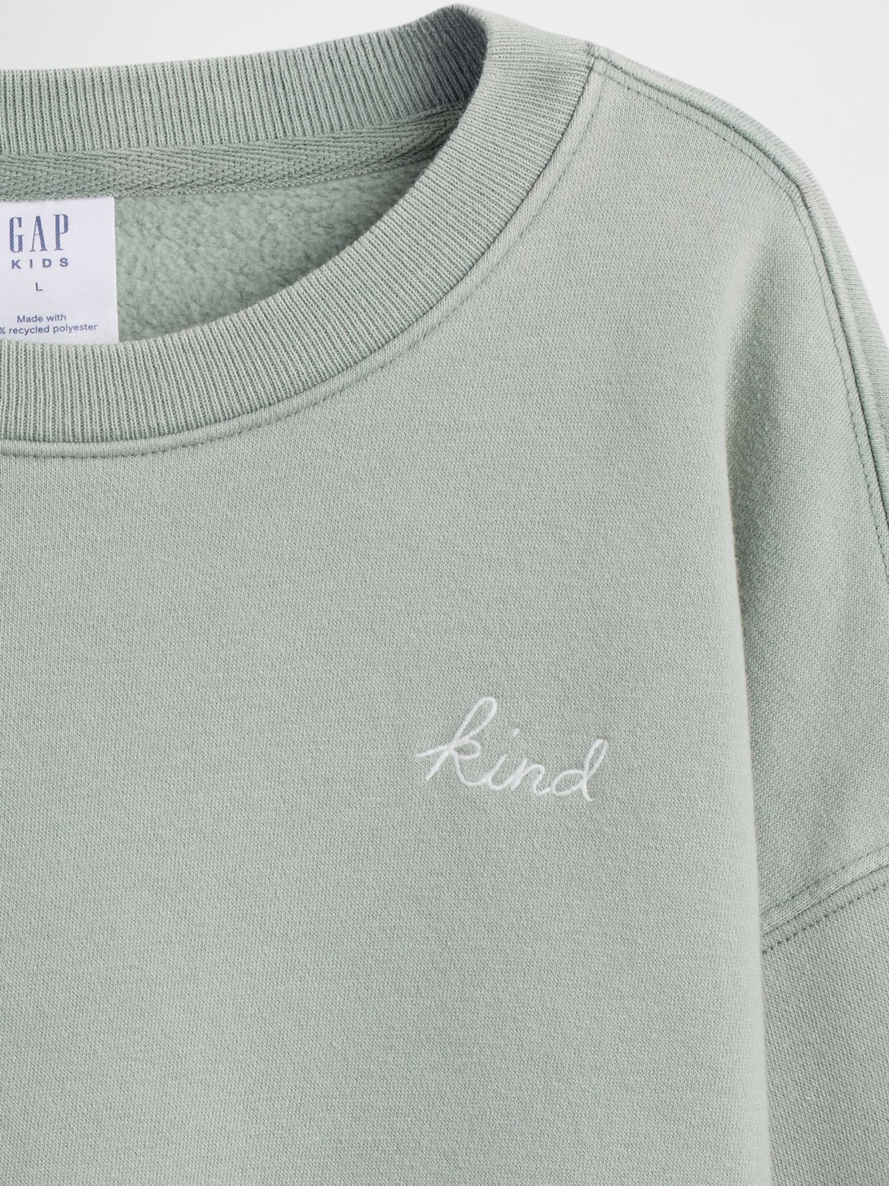 Green Vintage Soft Wedge Crew Neck Sweatshirt (12mths-5yrs) - Image 4 of 5