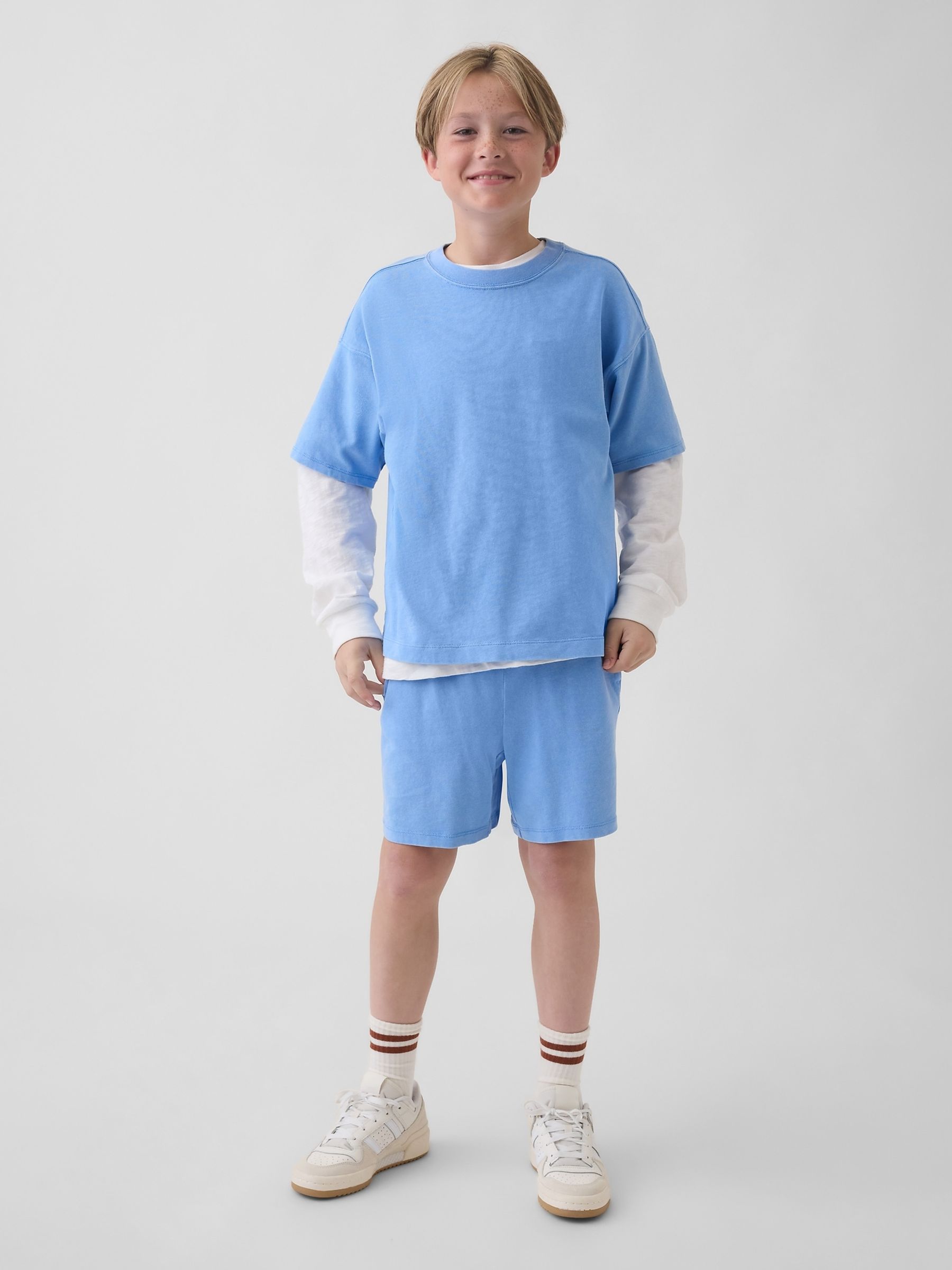 Blue Heavyweight Easy Shorts - Image 3 of 5