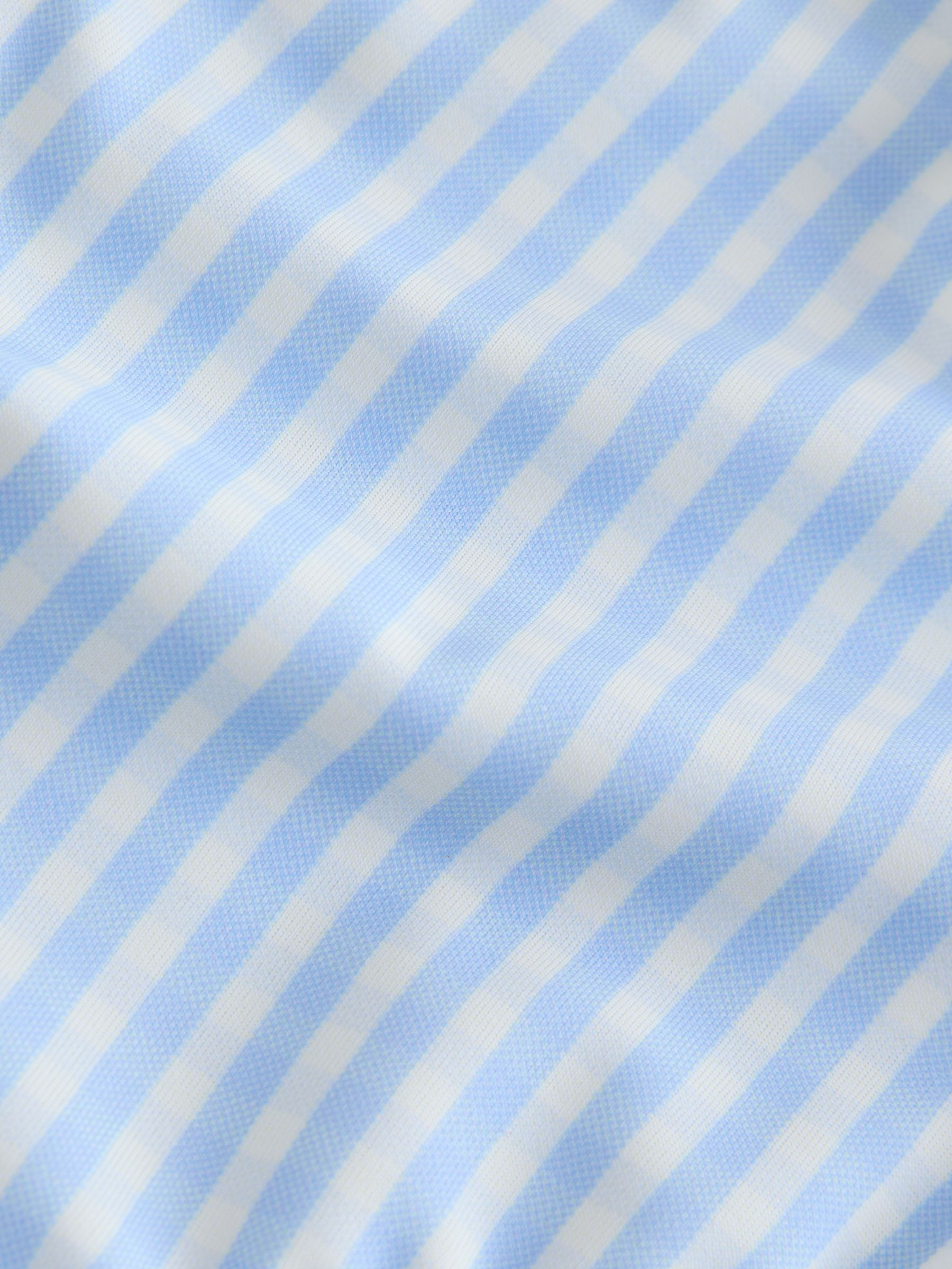 Blue Gingham Swim Two-Piece Set - Image 4 of 5