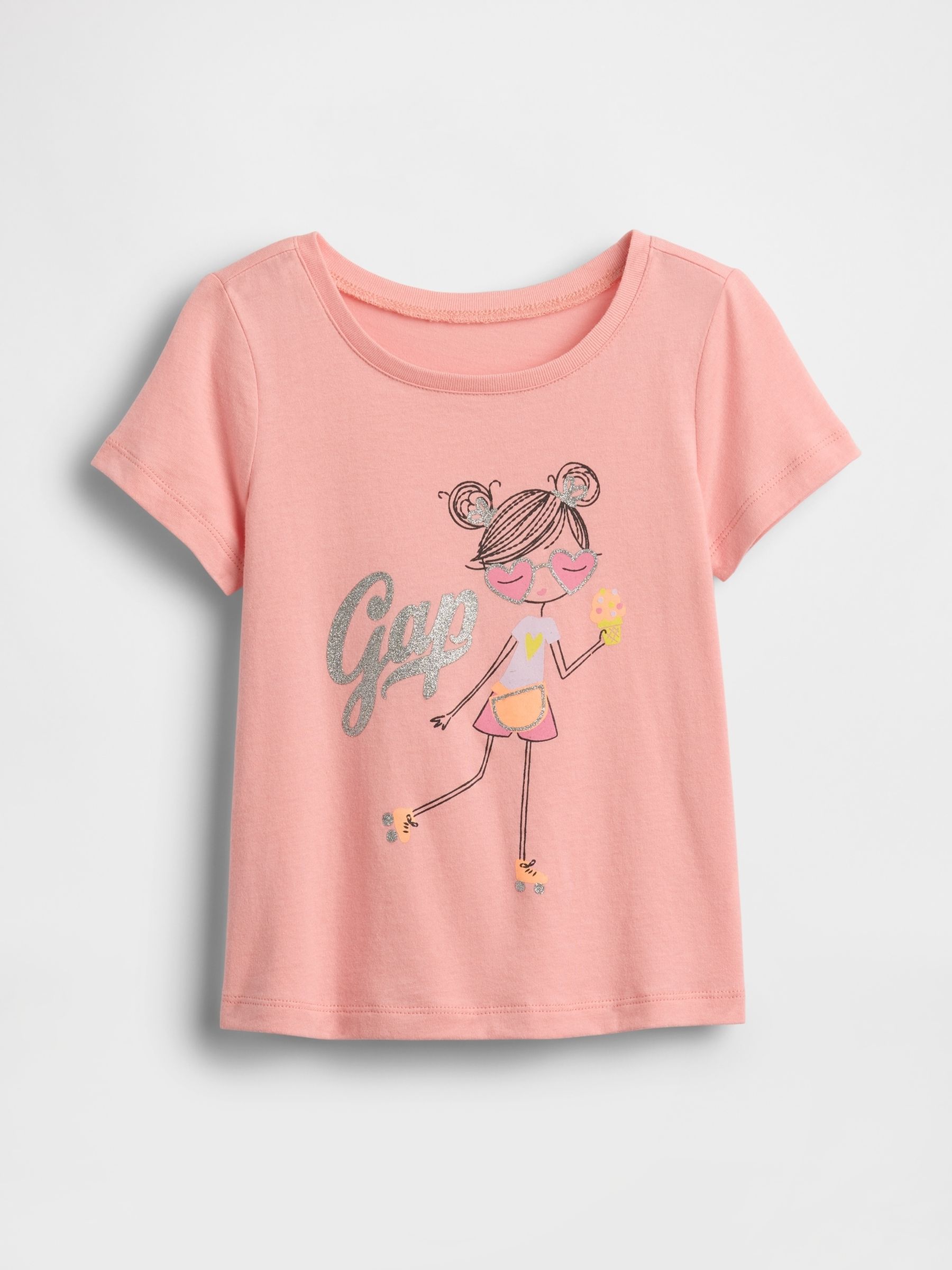 Pink Graphic T-Shirt - Image 1 of 3