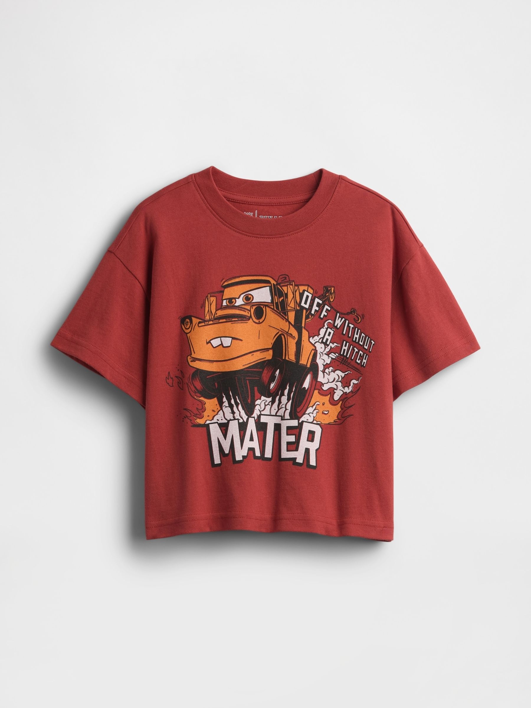 Red Tow Mater Disney Oversized Graphic T-Shirt - Image 1 of 2