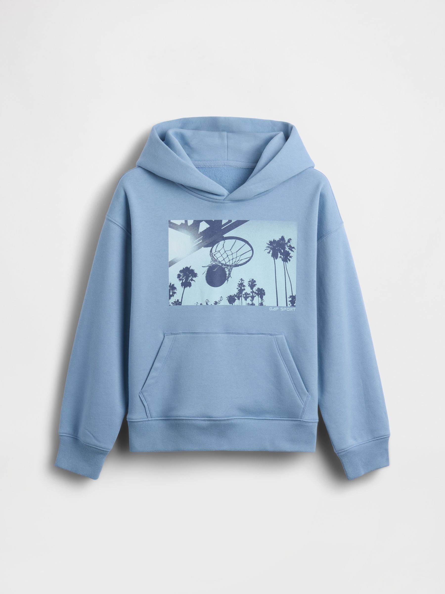 Blue VintageSoft Relaxed Graphic Hoodie - Image 4 of 5