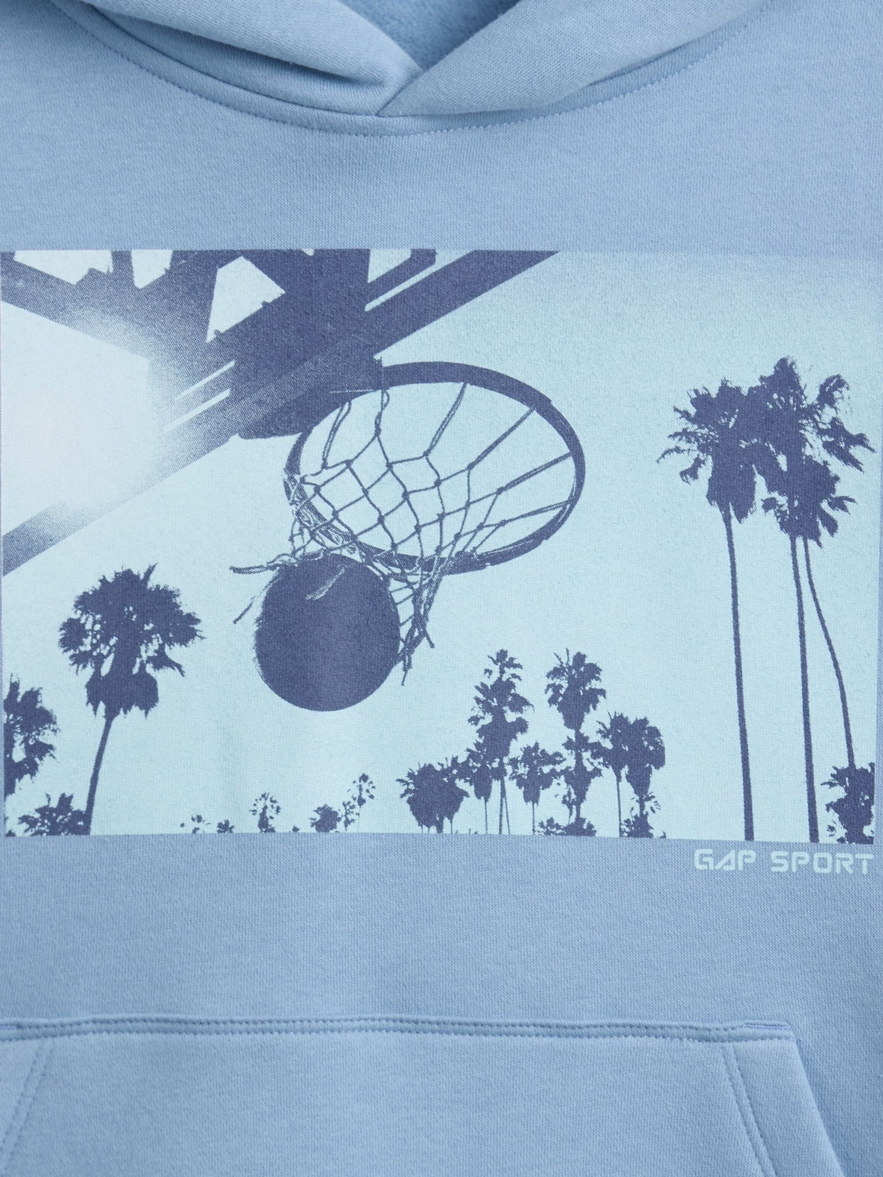 Blue VintageSoft Relaxed Graphic Hoodie - Image 5 of 5 Blue VintageSoft Relaxed Graphic Hoodie - Image 5 of 5