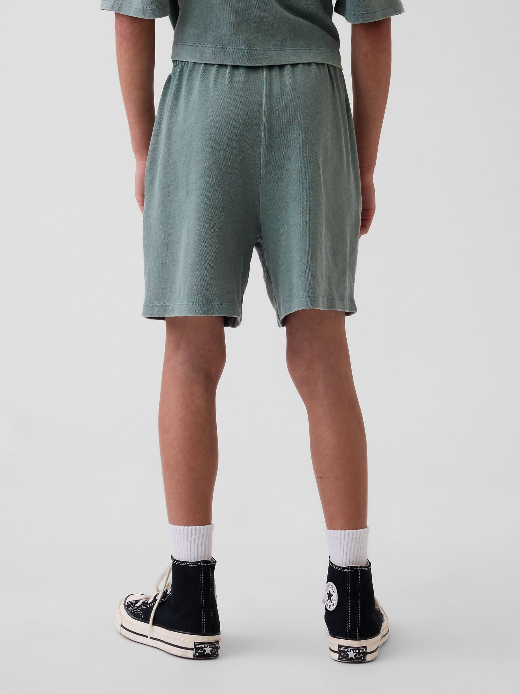 Green Heavyweight Easy Shorts - Image 2 of 5