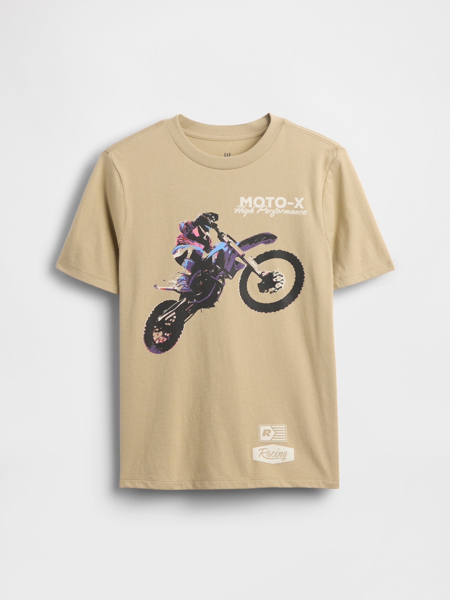 Beige Graphic T-Shirt - Image 1 of 3