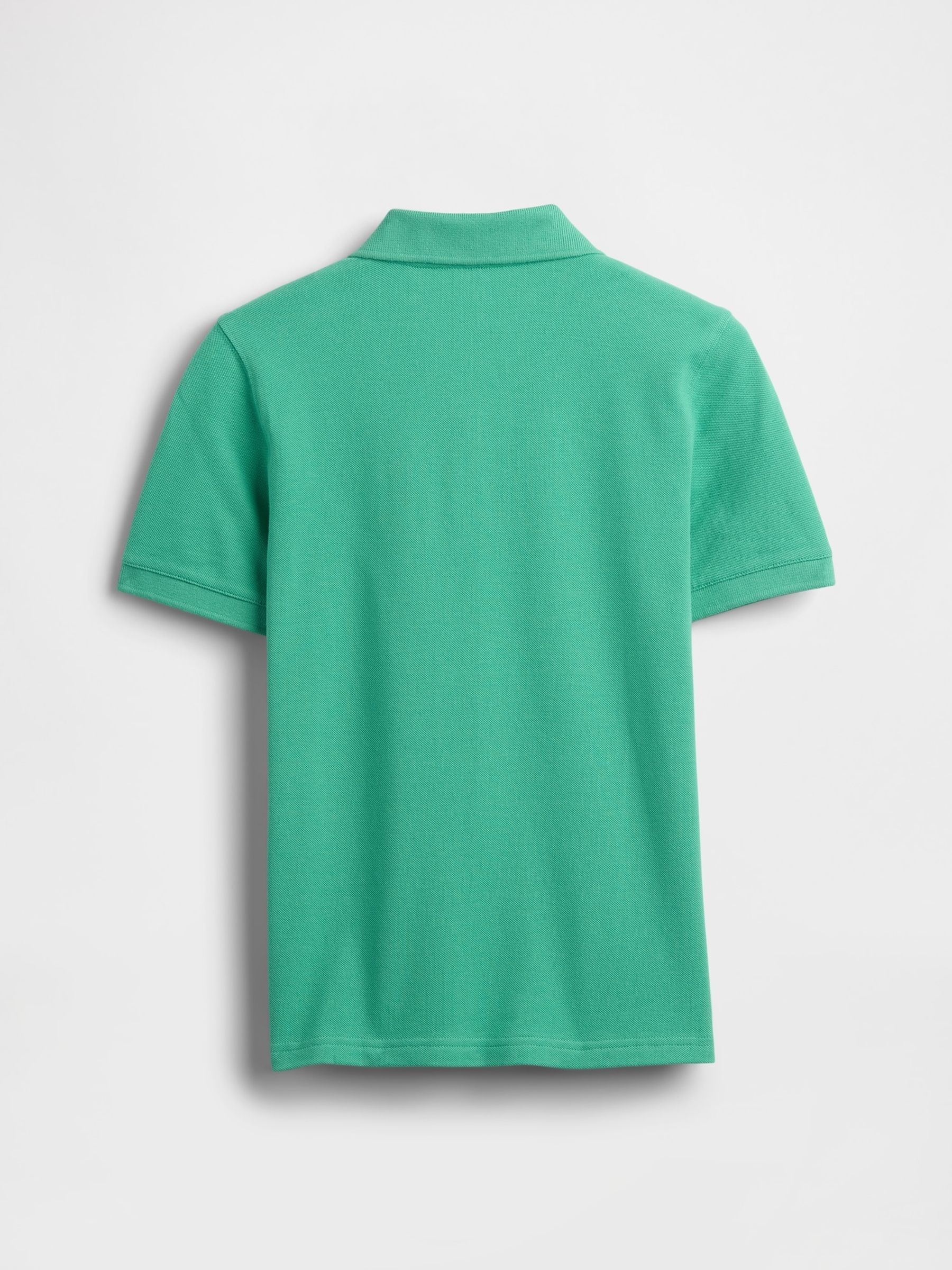 Green Logo Pique Polo Shirt - Image 2 of 3