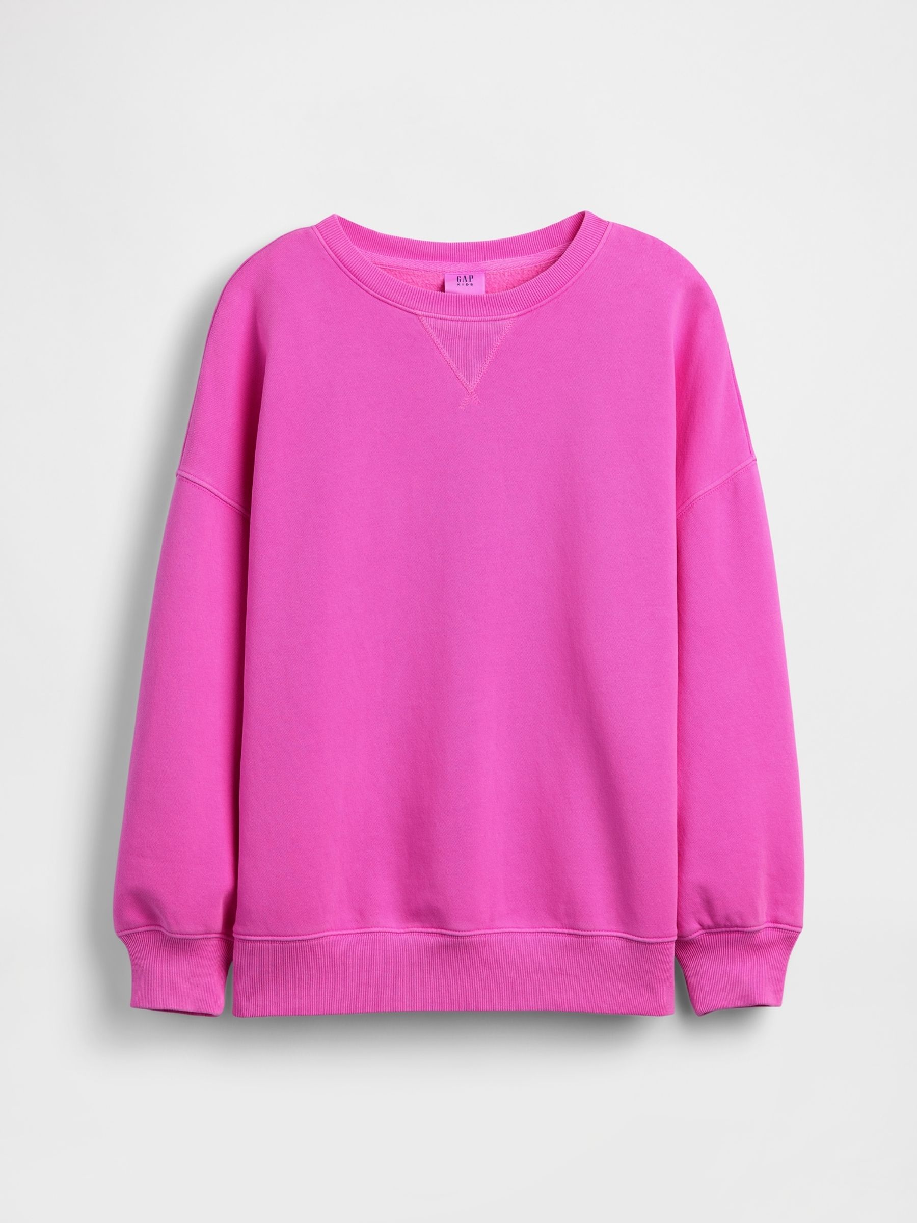Pink VintageSoft Oversized Tunic Sweatshirt (4-13yrs) - Image 4 of 5