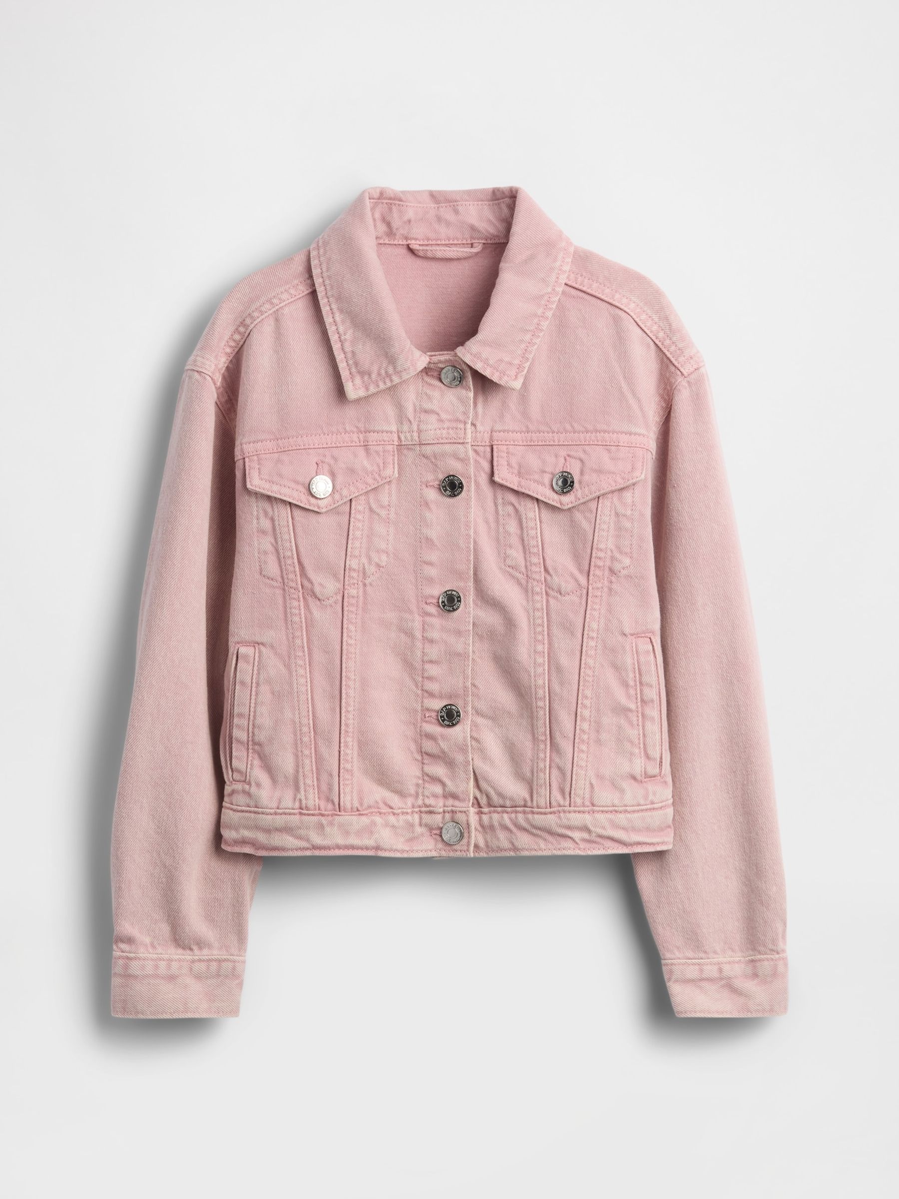 Pink Icon Denim Jacket - Image 4 of 5
