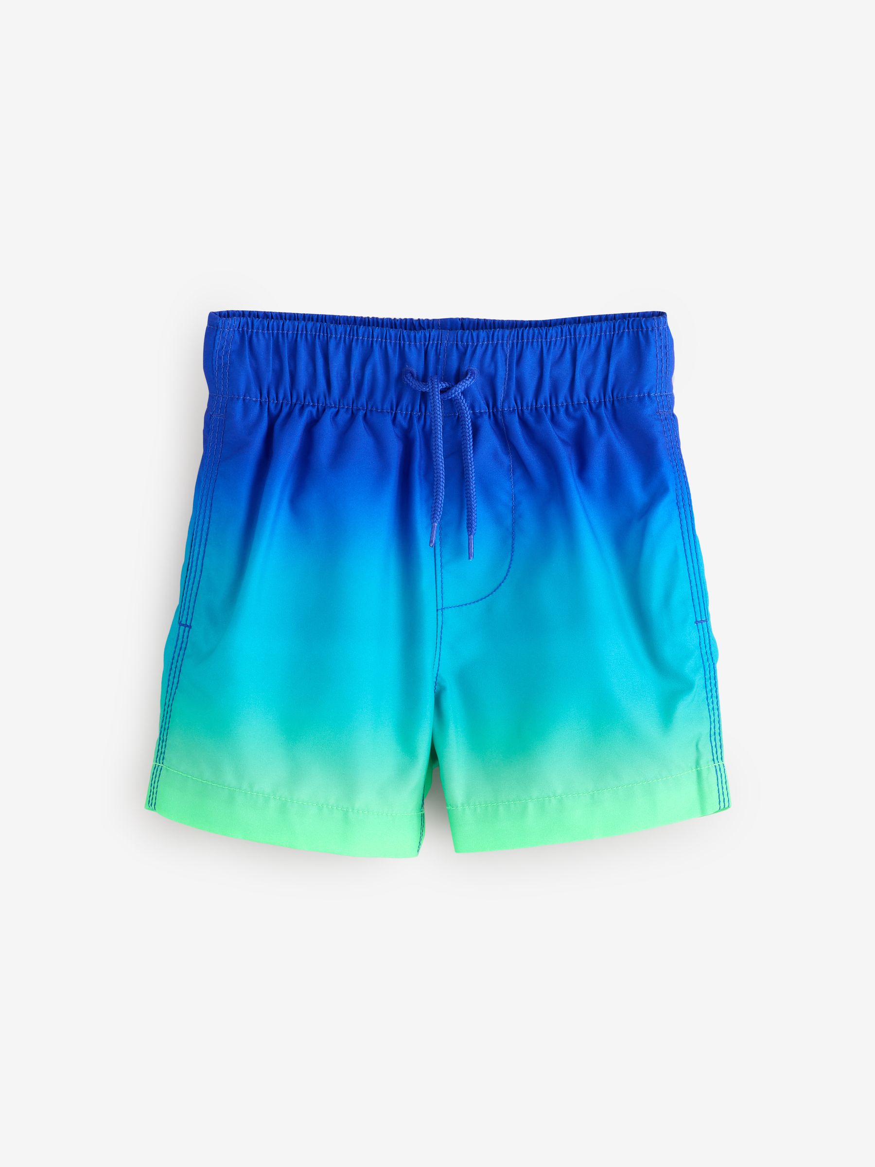 Blue Ombre Swim Trunks - Image 1 of 4