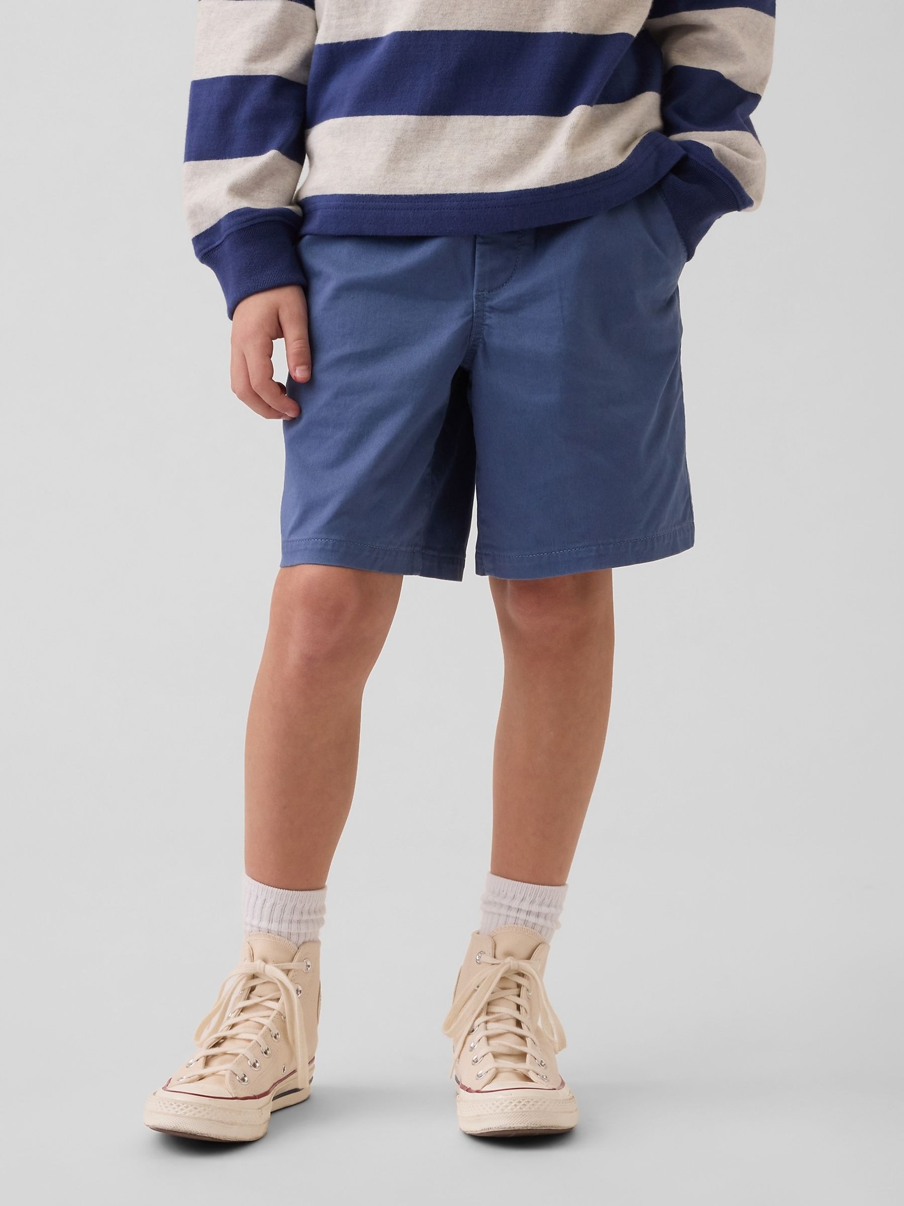 Blue Relaxed Easy Shorts - Image 1 of 5