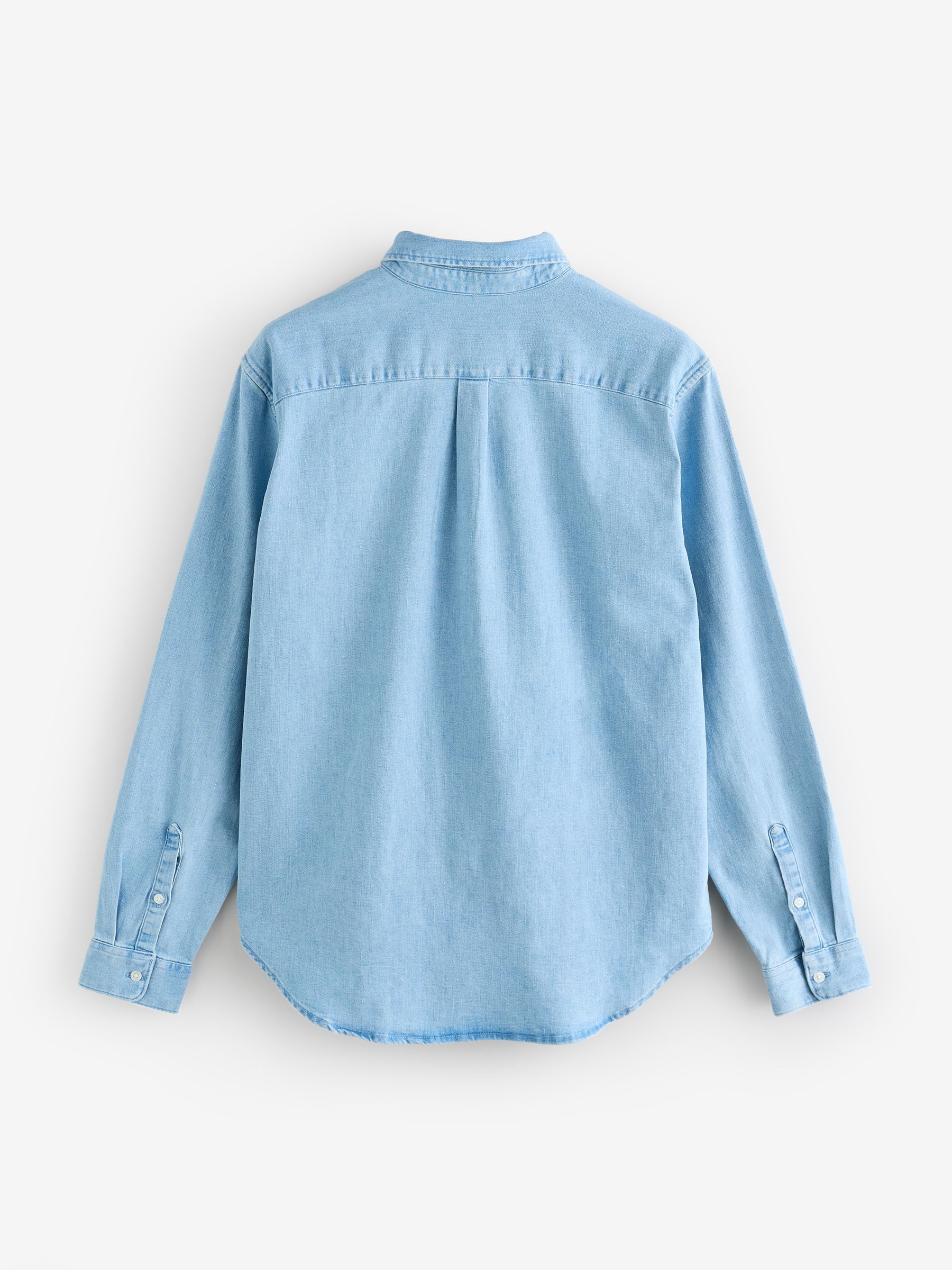 Light Wash Denim Pocket Shirt - Image 2 of 5