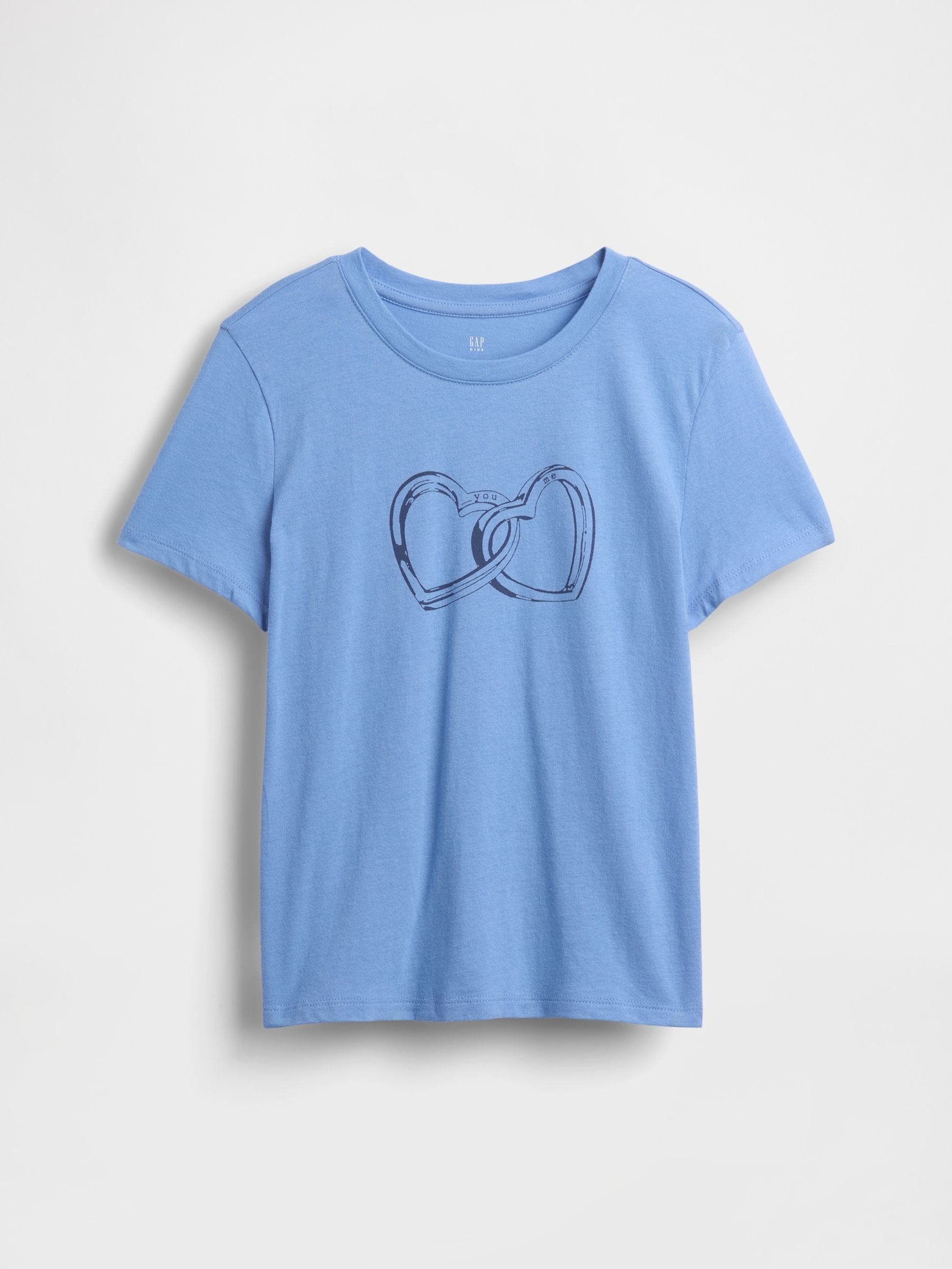 Blue Relaxed Graphic T-Shirt - Image 1 of 2 Blue Relaxed Graphic T-Shirt - Image 1 of 2