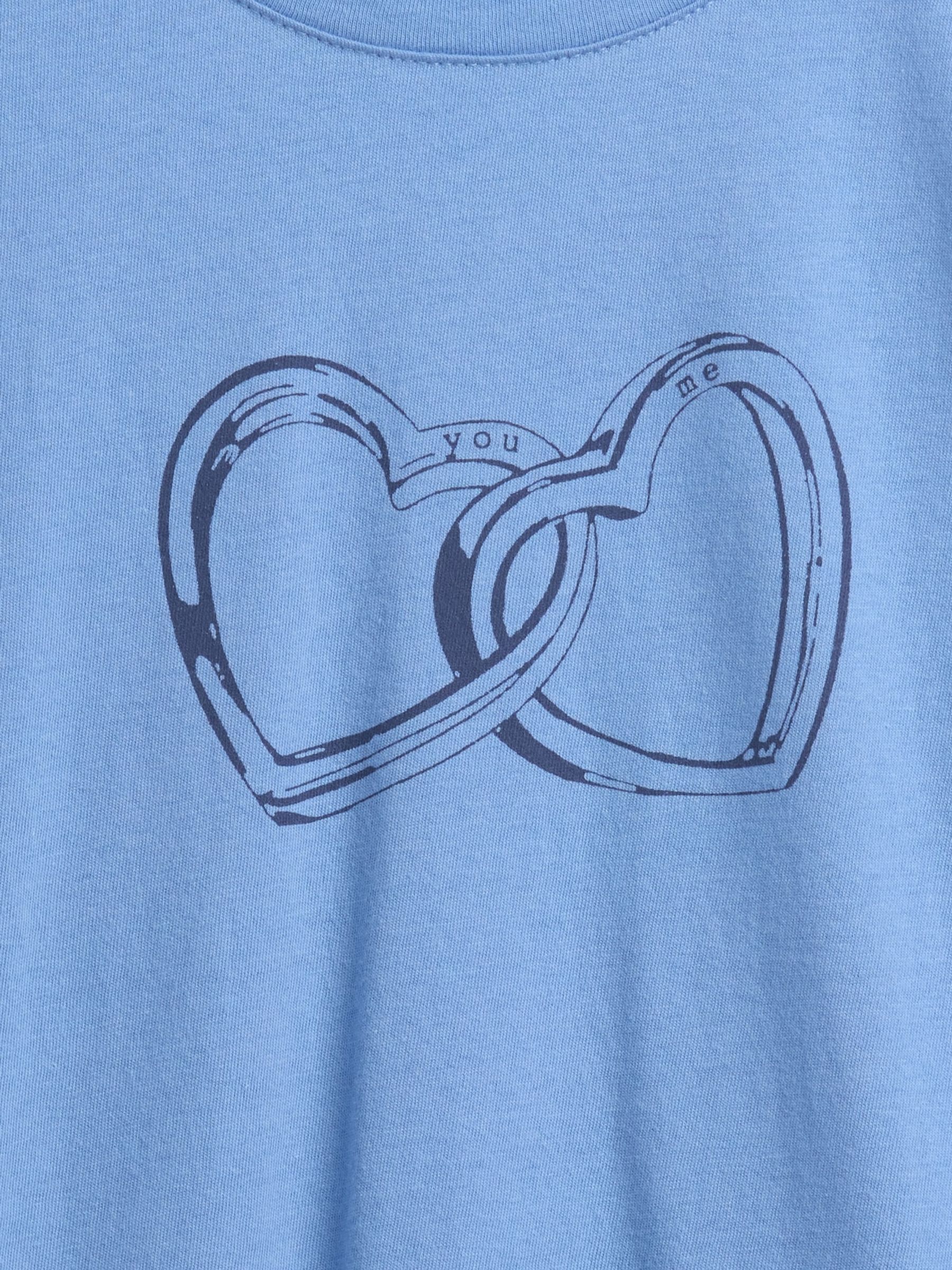 Blue Relaxed Graphic T-Shirt - Image 2 of 2