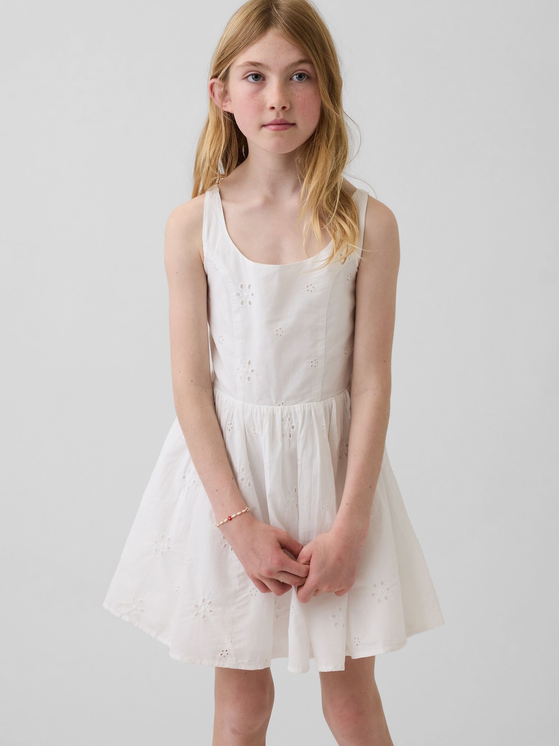 White Eyelet Dress - Image 1 of 4