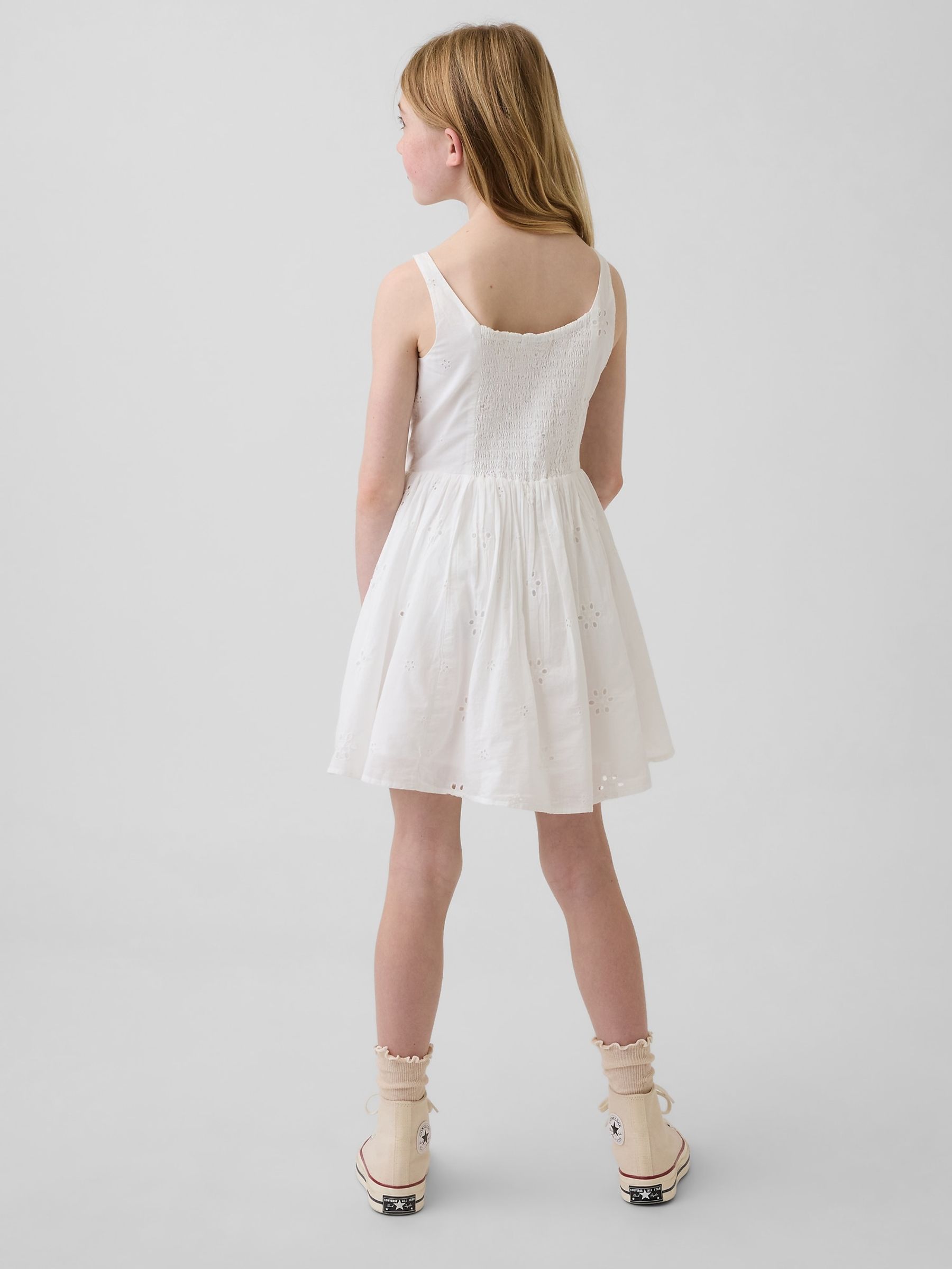 White Eyelet Dress - Image 2 of 4