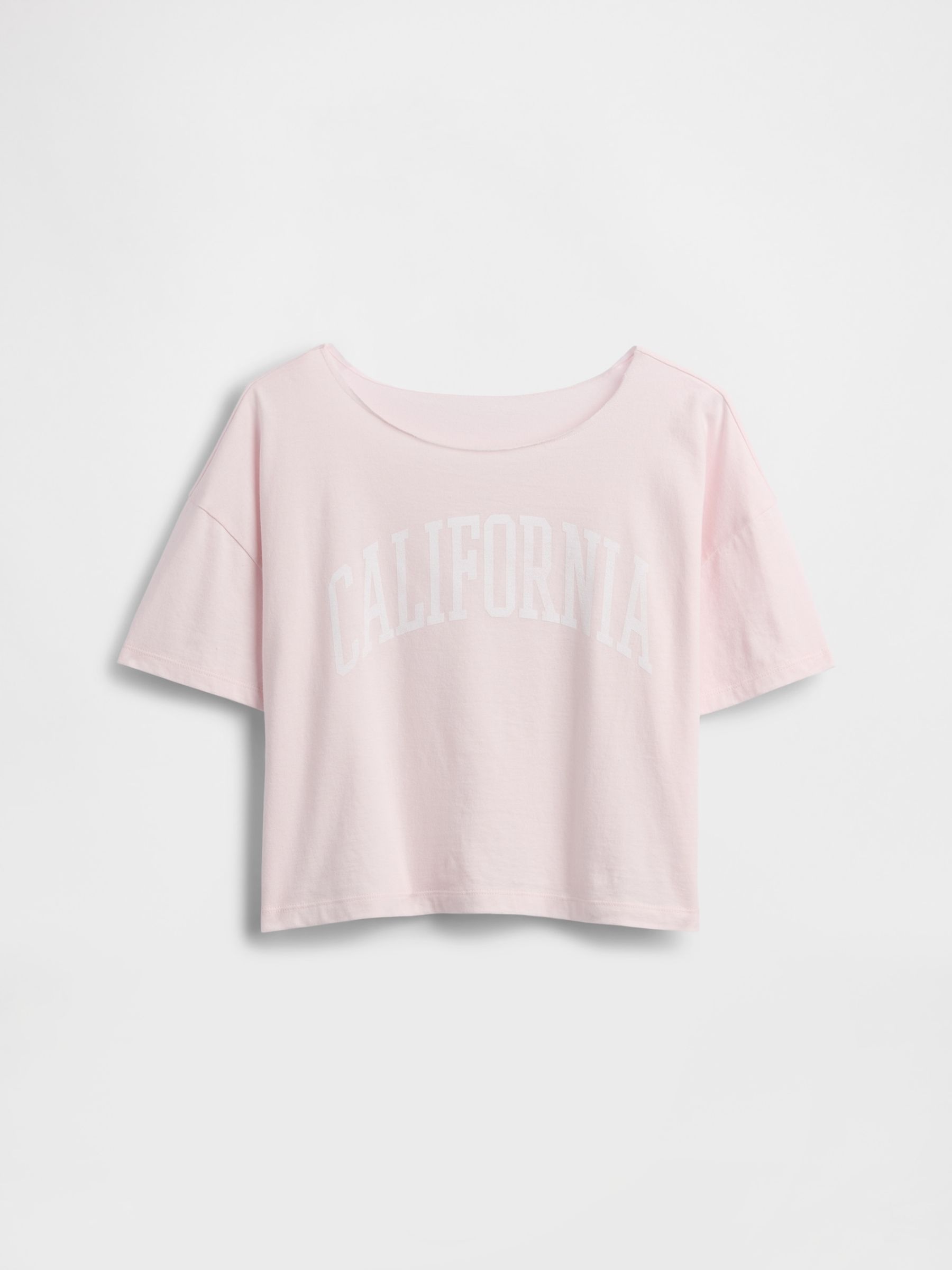 Pink Oversized Wide-Neck T-Shirt - Image 3 of 4