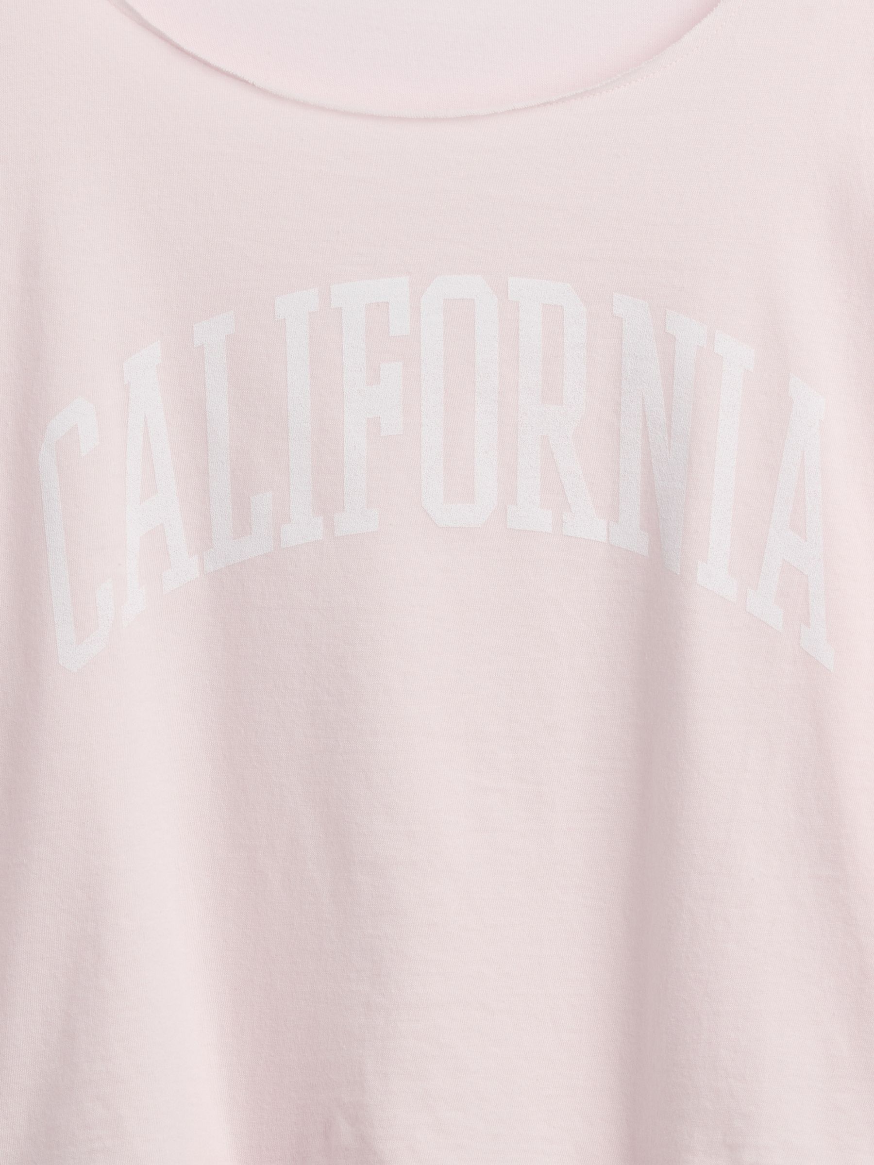 Pink Oversized Wide-Neck T-Shirt - Image 4 of 4