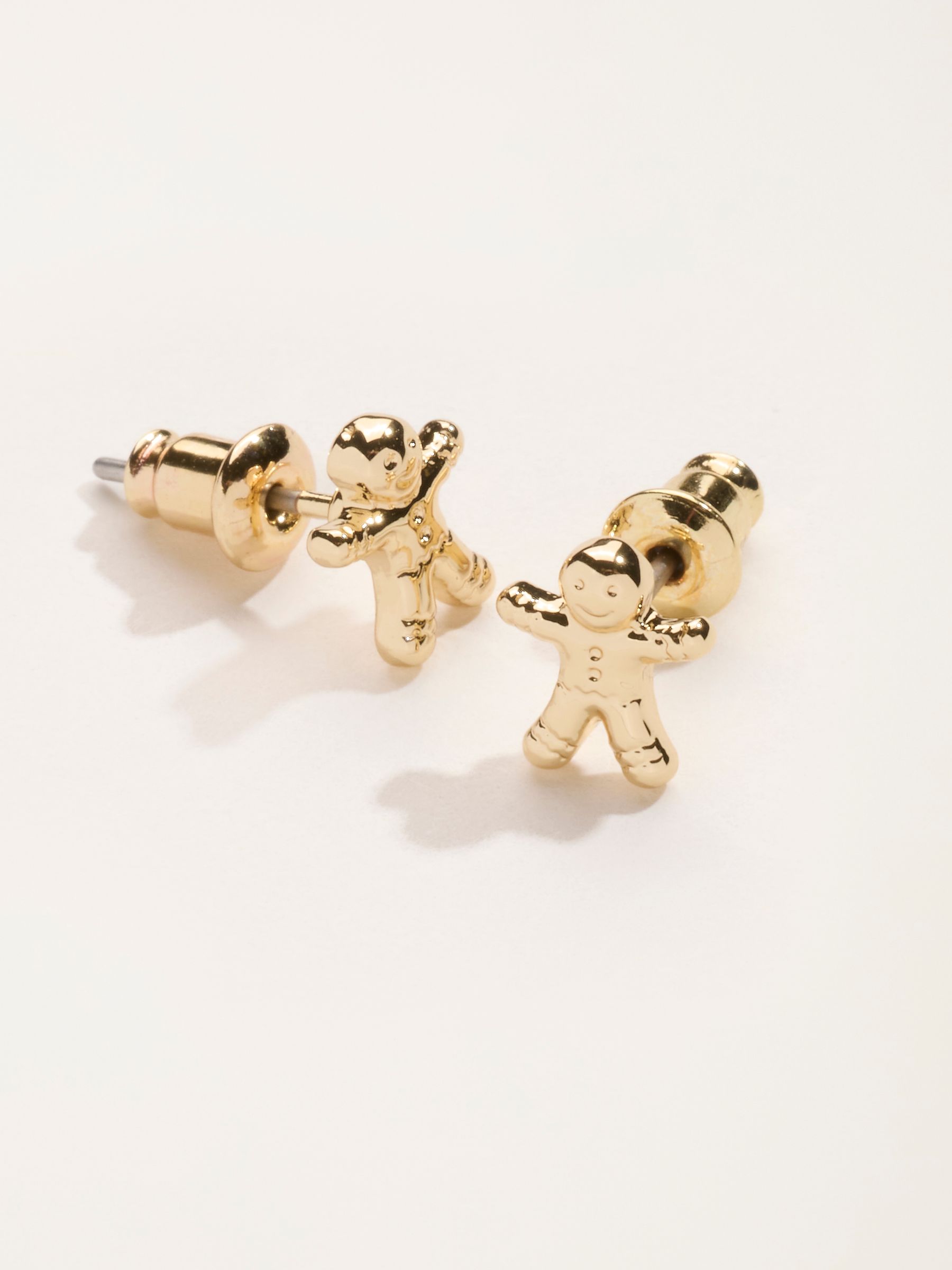Gingerbread Studs in Gold Tone - Image 3 of 3